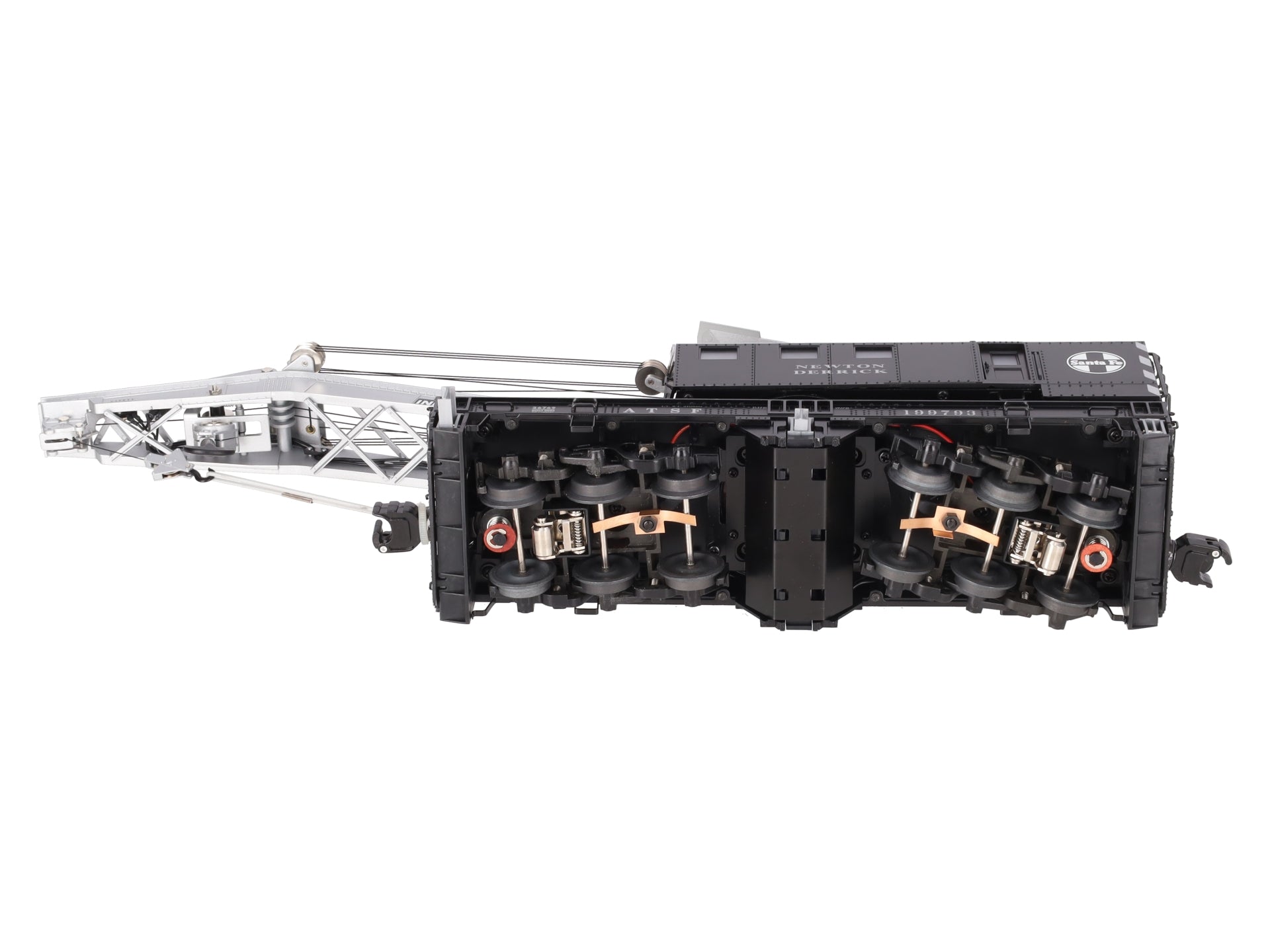 Lionel 6-26769 O Gauge Santa Fe Crane Car with TMCC #199793 LN/Box