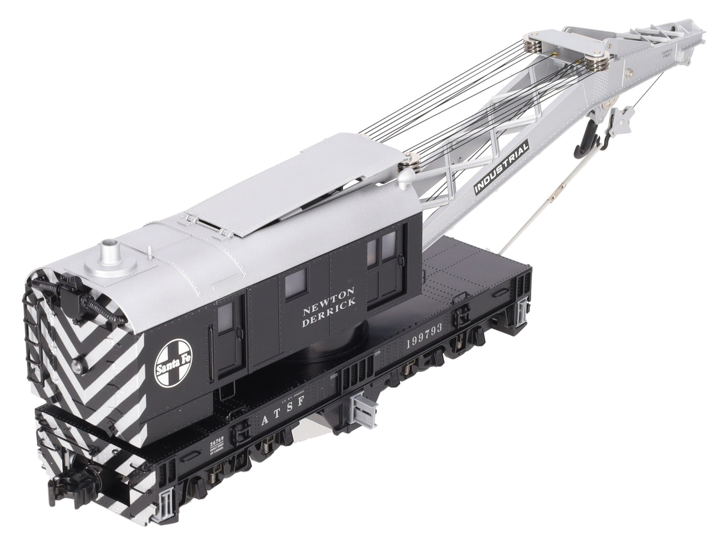 Lionel 6-26769 O Gauge Santa Fe Crane Car with TMCC #199793 LN/Box