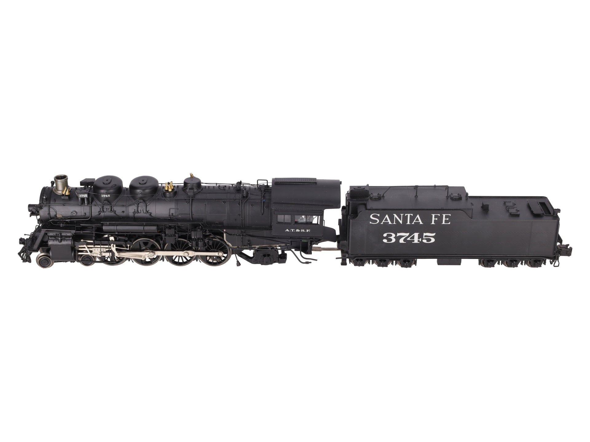 3rd Rail O BRASS Santa Fe 4-8-2 