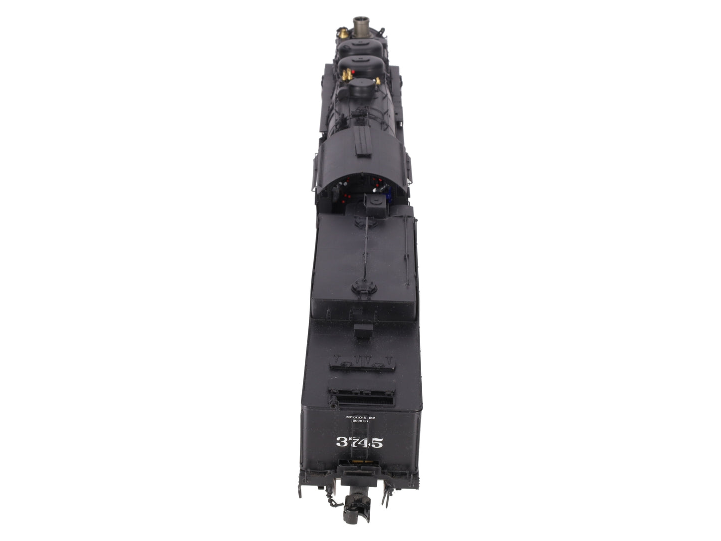 3rd Rail O BRASS Santa Fe 4-8-2 "3700 Class" Steam Loco & Tender #3745- F/P EX/Box
