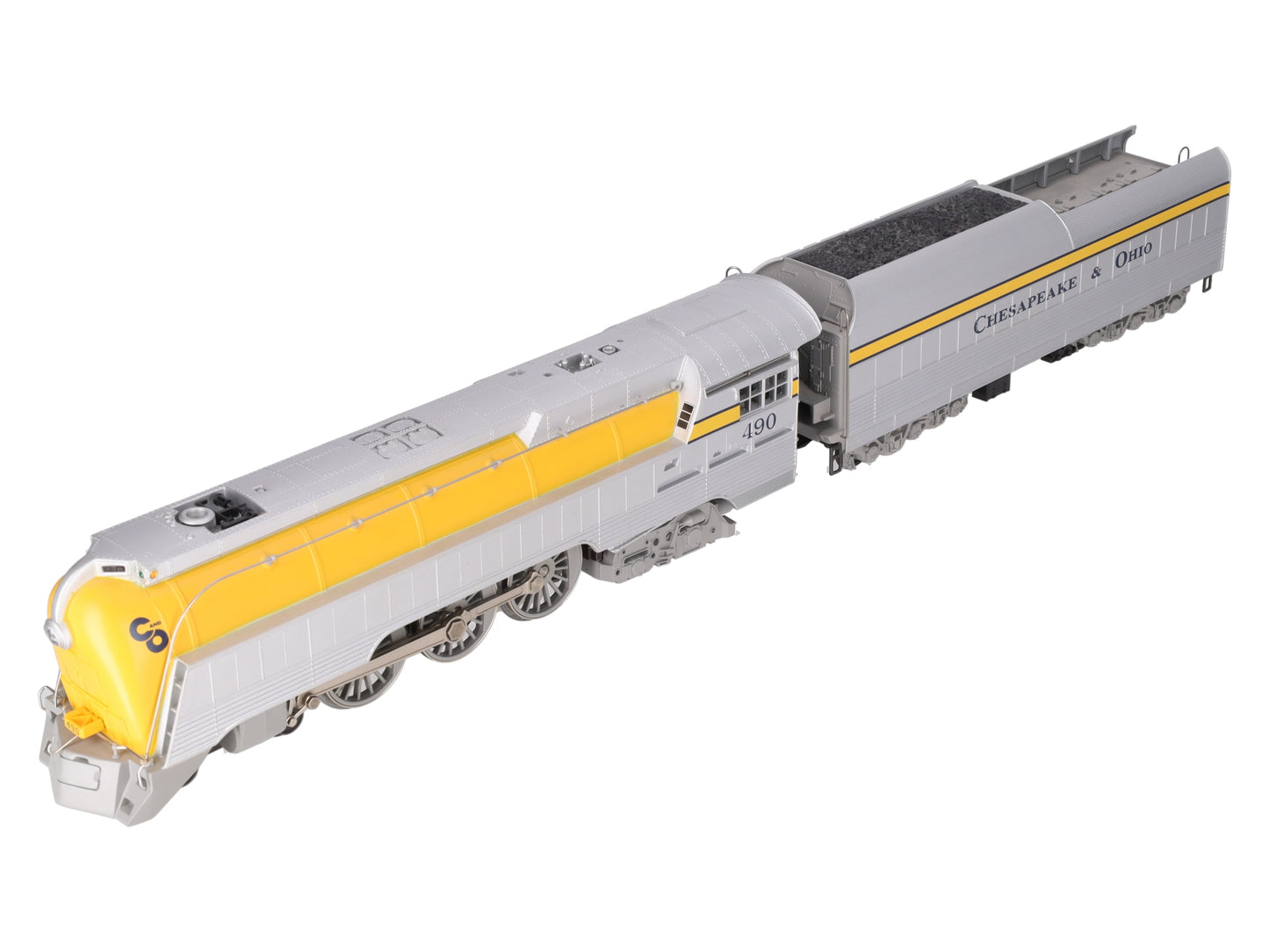 Lionel 6-18043 O Gauge C&O Streamlined Hudson Locomotive & Tender with RSII #490 LN/Box