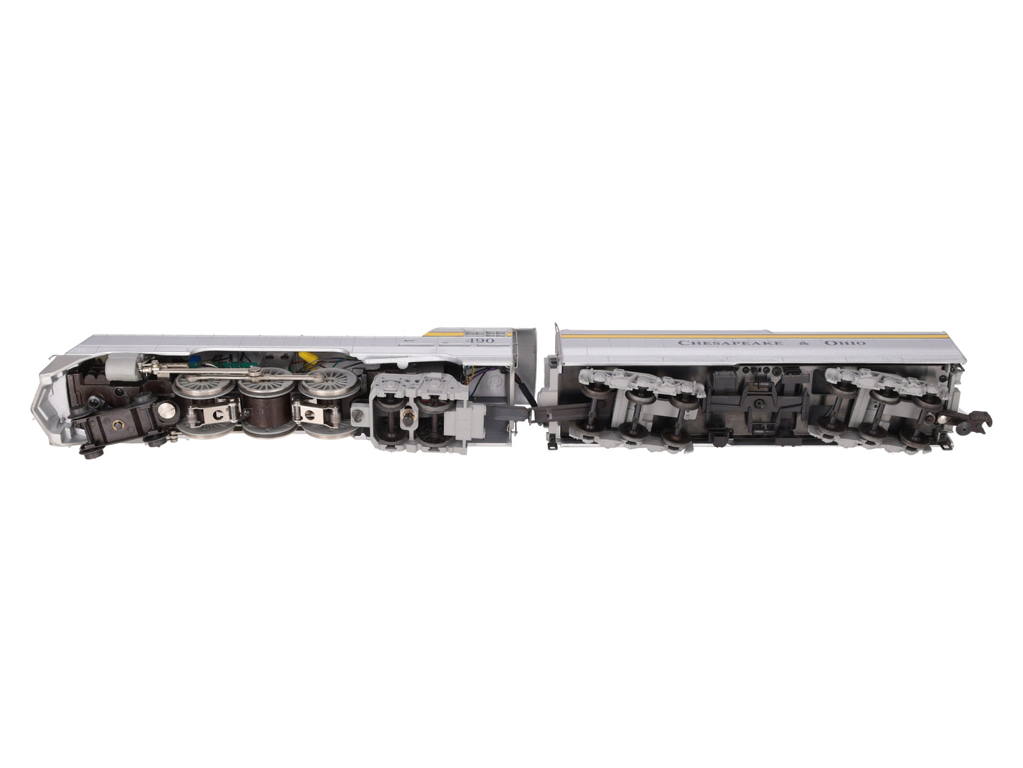 Lionel 6-18043 O Gauge C&O Streamlined Hudson Locomotive & Tender with RSII #490 LN/Box