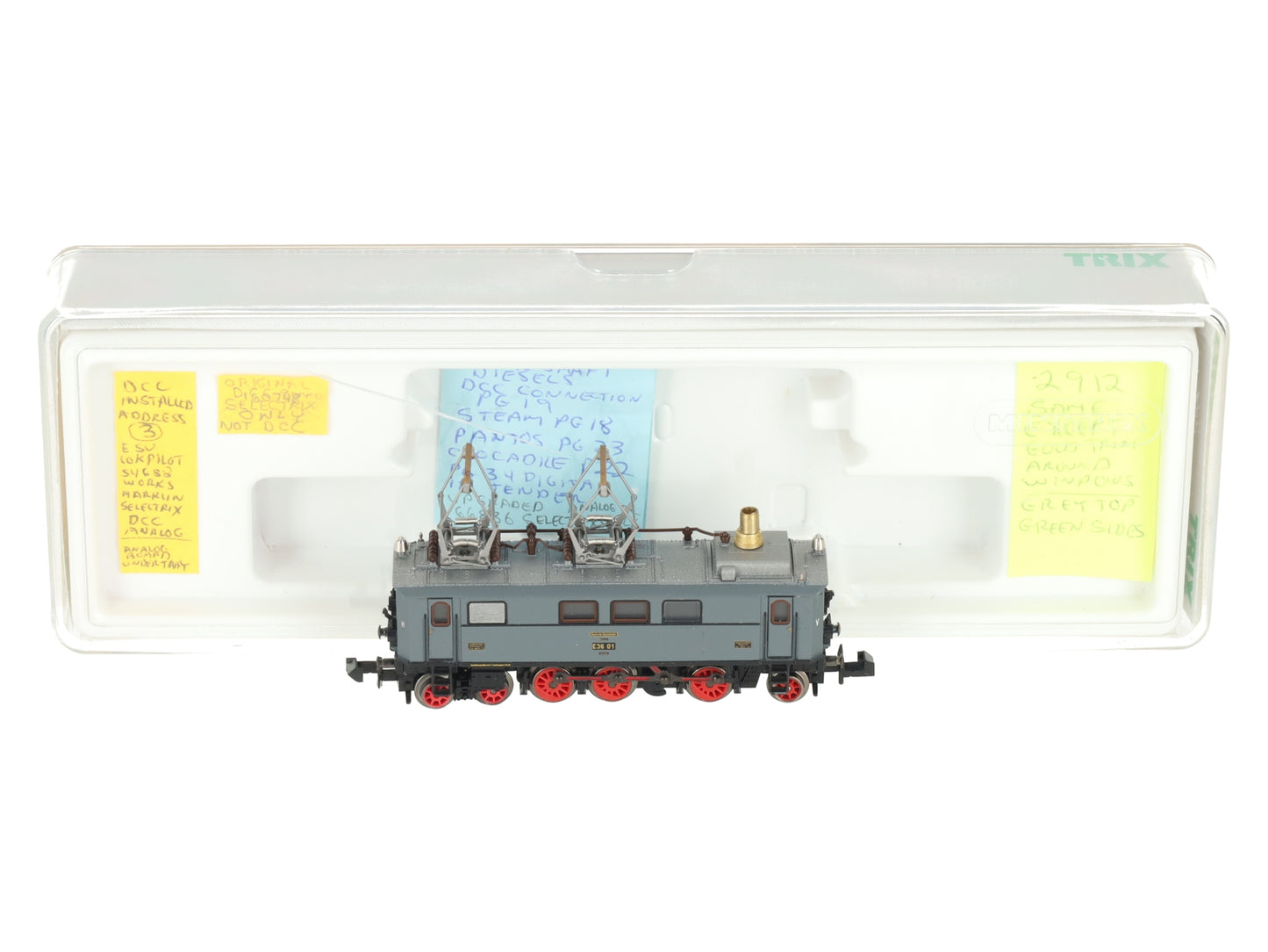 Trix 12462 N Scale Deutsche Bundesbahn E 36 EP II Electric Locomotive LN/Box
