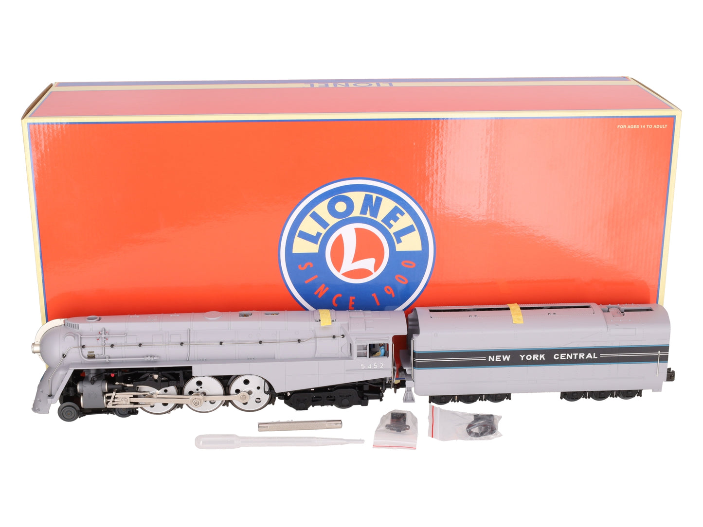 Lionel 2331402 O Gauge NYC Legacy Dreyfuss J3 Hudson Steam Locomotive #5452 LN/Box