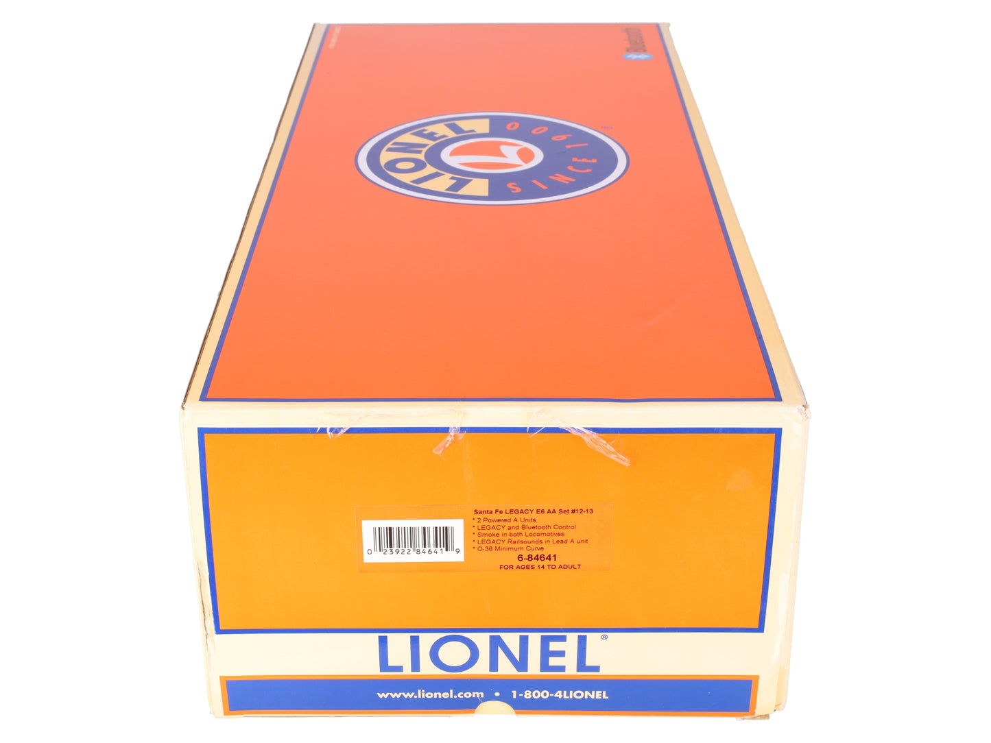 Lionel 6-84641 O Gauge Santa Fe Legacy E6 AA Diesel Engine Set #12/#13 LEGACY EX/Box