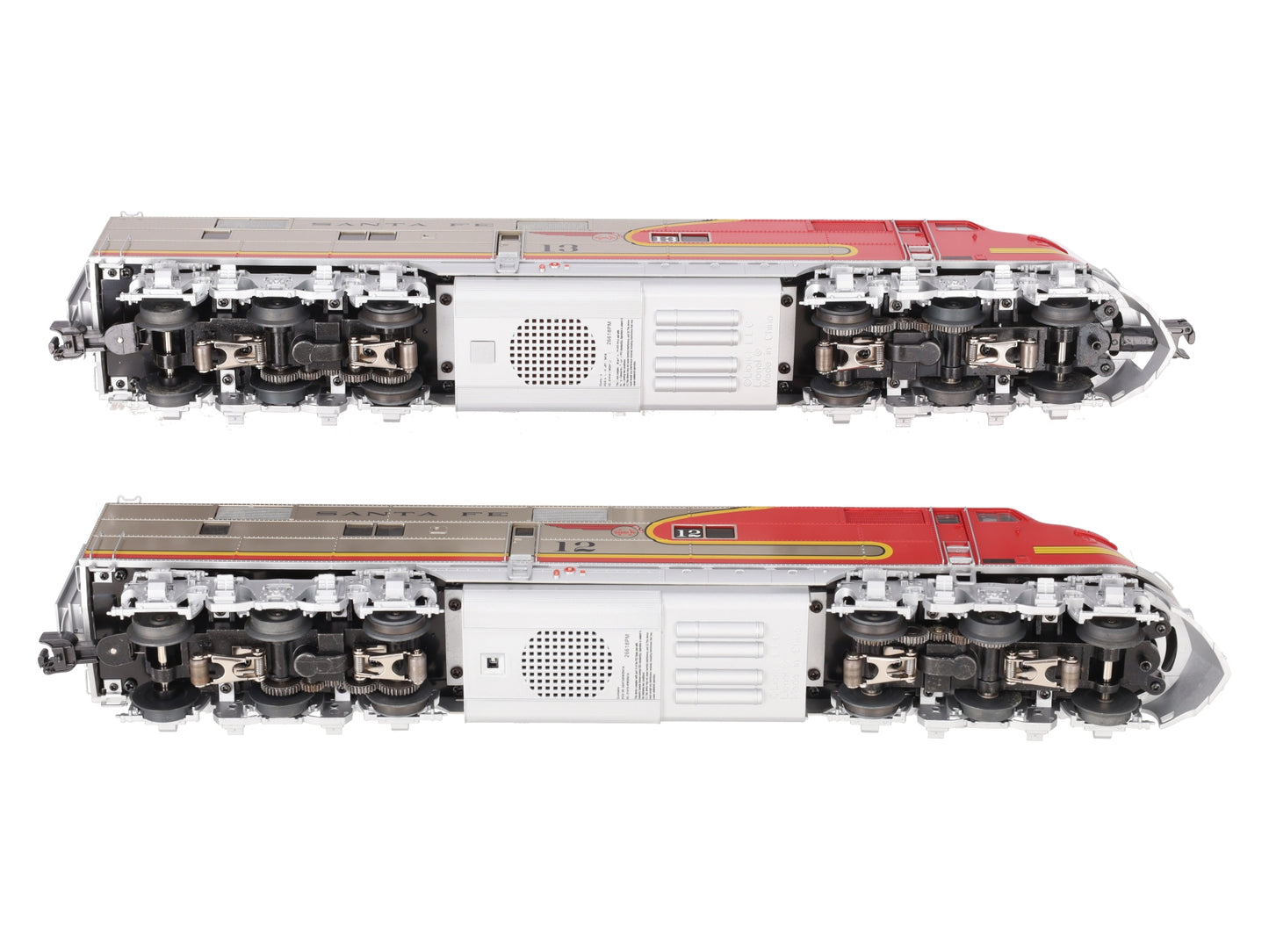 Lionel 6-84641 O Gauge Santa Fe Legacy E6 AA Diesel Engine Set #12/#13 LEGACY EX/Box