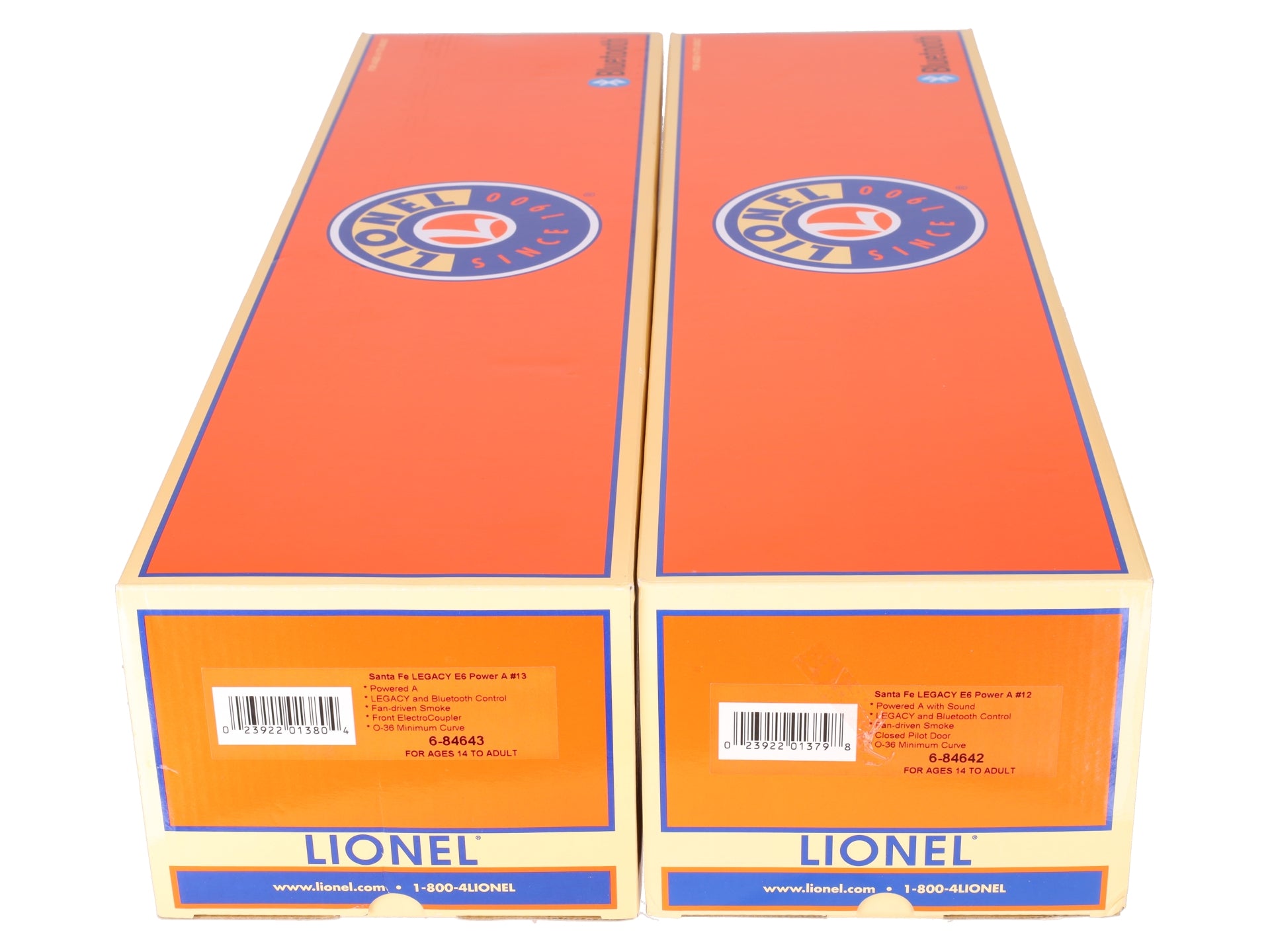 Lionel 6-84641 O Gauge Santa Fe Legacy E6 AA Diesel Engine Set #12/#13 LEGACY EX/Box