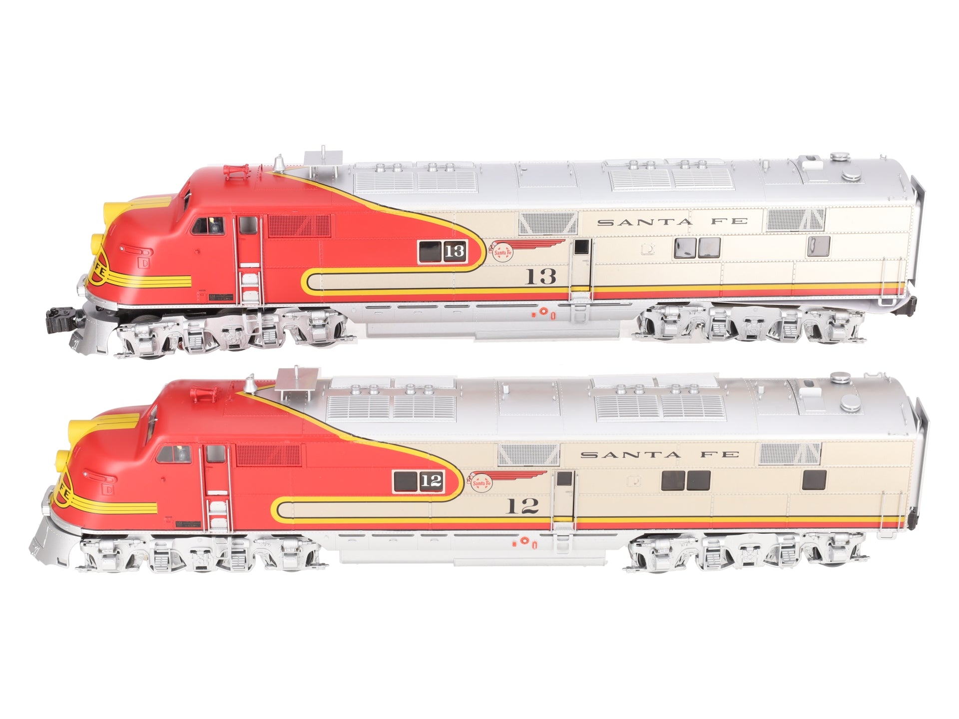 Lionel 6-84641 O Gauge Santa Fe Legacy E6 AA Diesel Engine Set #12/#13 LEGACY EX/Box
