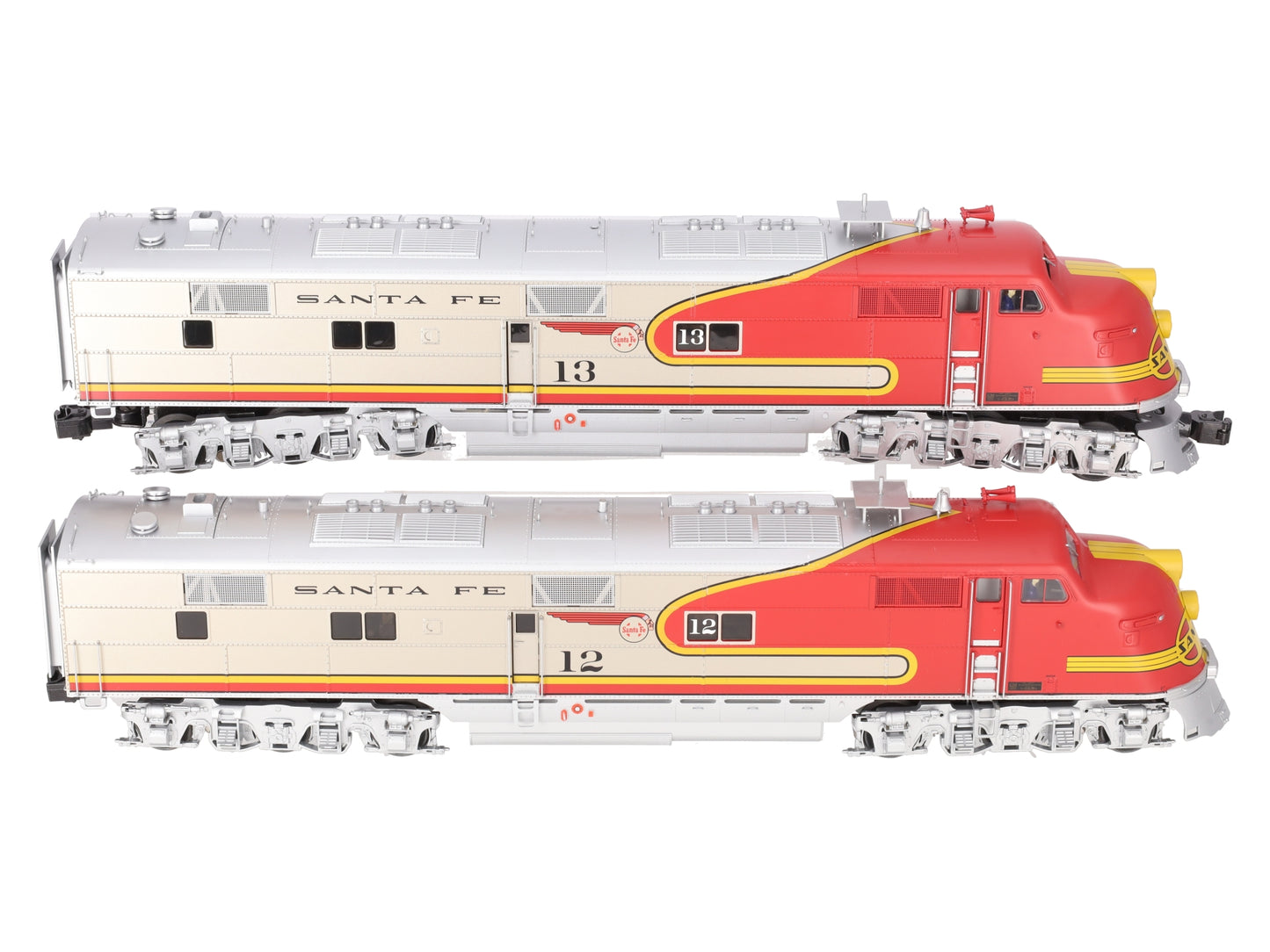 Lionel 6-84641 O Gauge Santa Fe Legacy E6 AA Diesel Engine Set #12/#13 LEGACY EX/Box