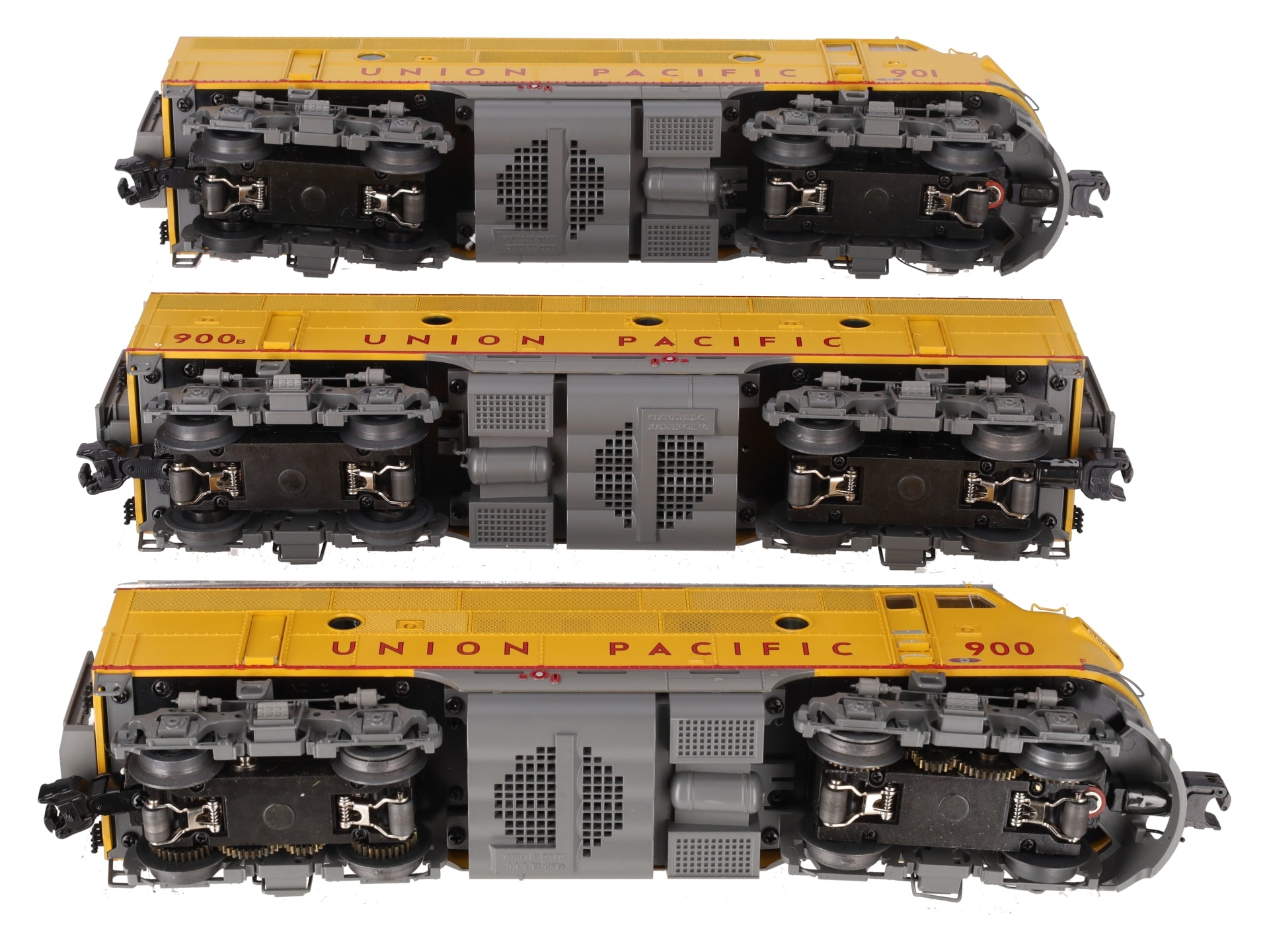 Lionel 6-24552 O Gauge Union Pacific F3 ABA Diesel Locomotive Set #900/900B/901 EX/Box