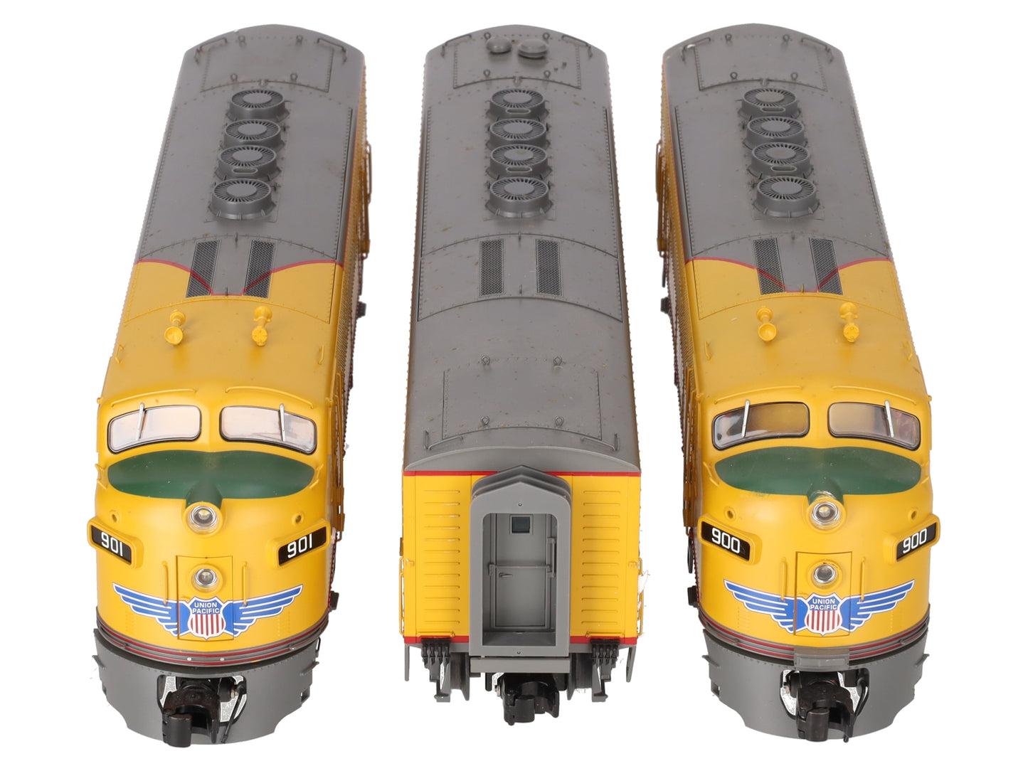 Lionel 6-24552 O Gauge Union Pacific F3 ABA Diesel Locomotive Set #900/900B/901 EX/Box