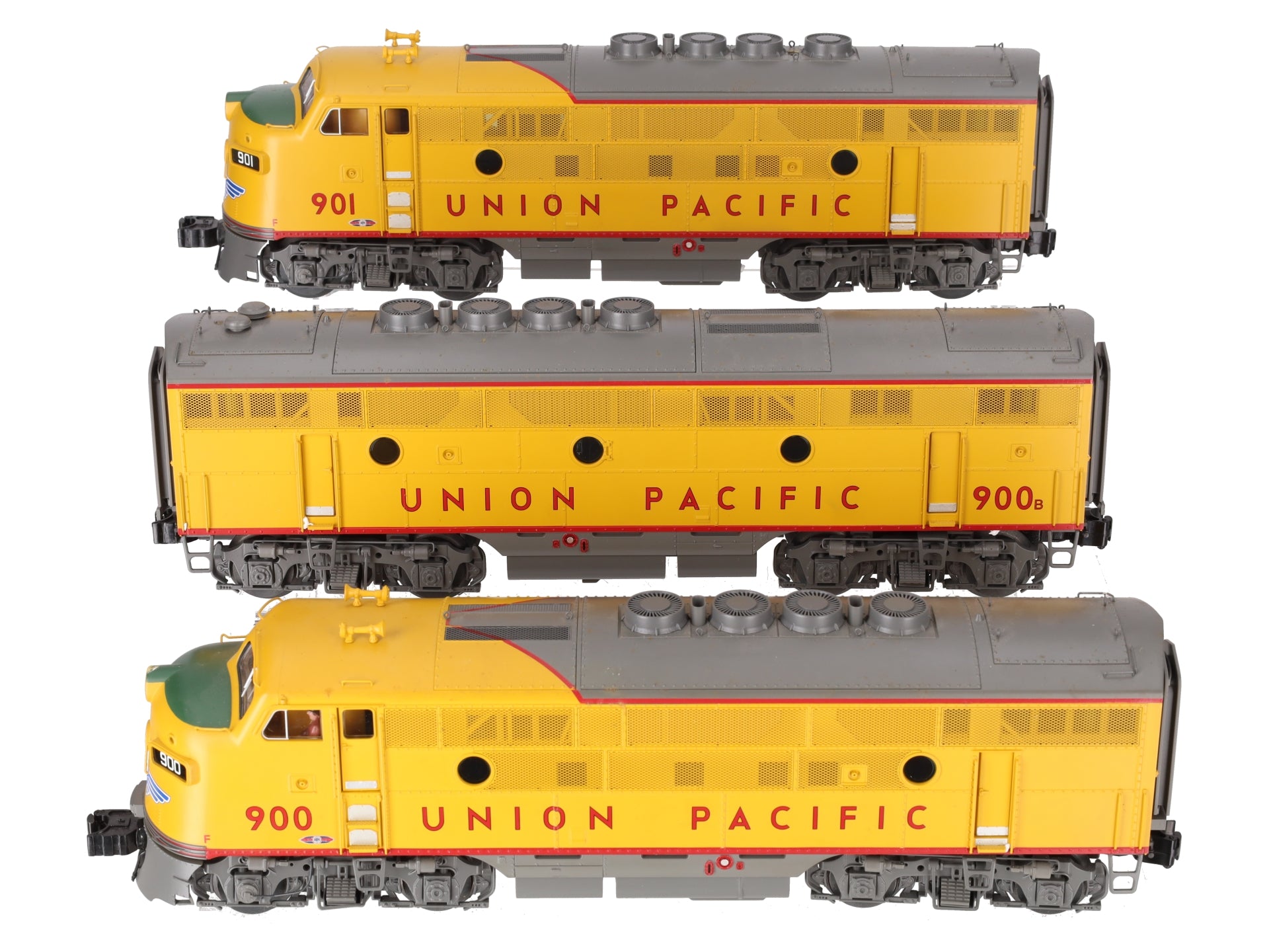 Lionel 6-24552 O Gauge Union Pacific F3 ABA Diesel Locomotive Set #900/900B/901 EX/Box