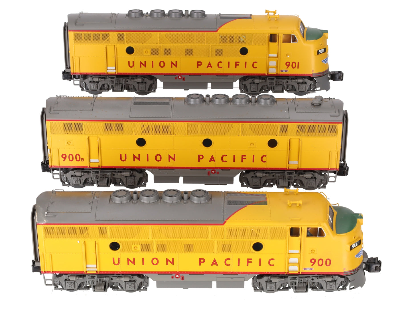 Lionel 6-24552 O Gauge Union Pacific F3 ABA Diesel Locomotive Set #900/900B/901 EX/Box