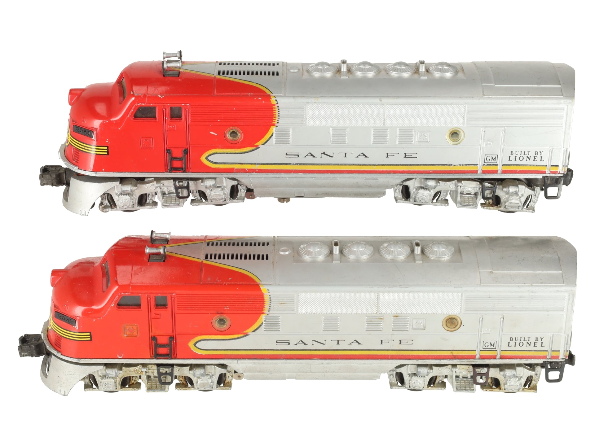 Lionel 2353 Vintage O Santa Fe F-3 AA Diesel Locomotive Set #2353 VG