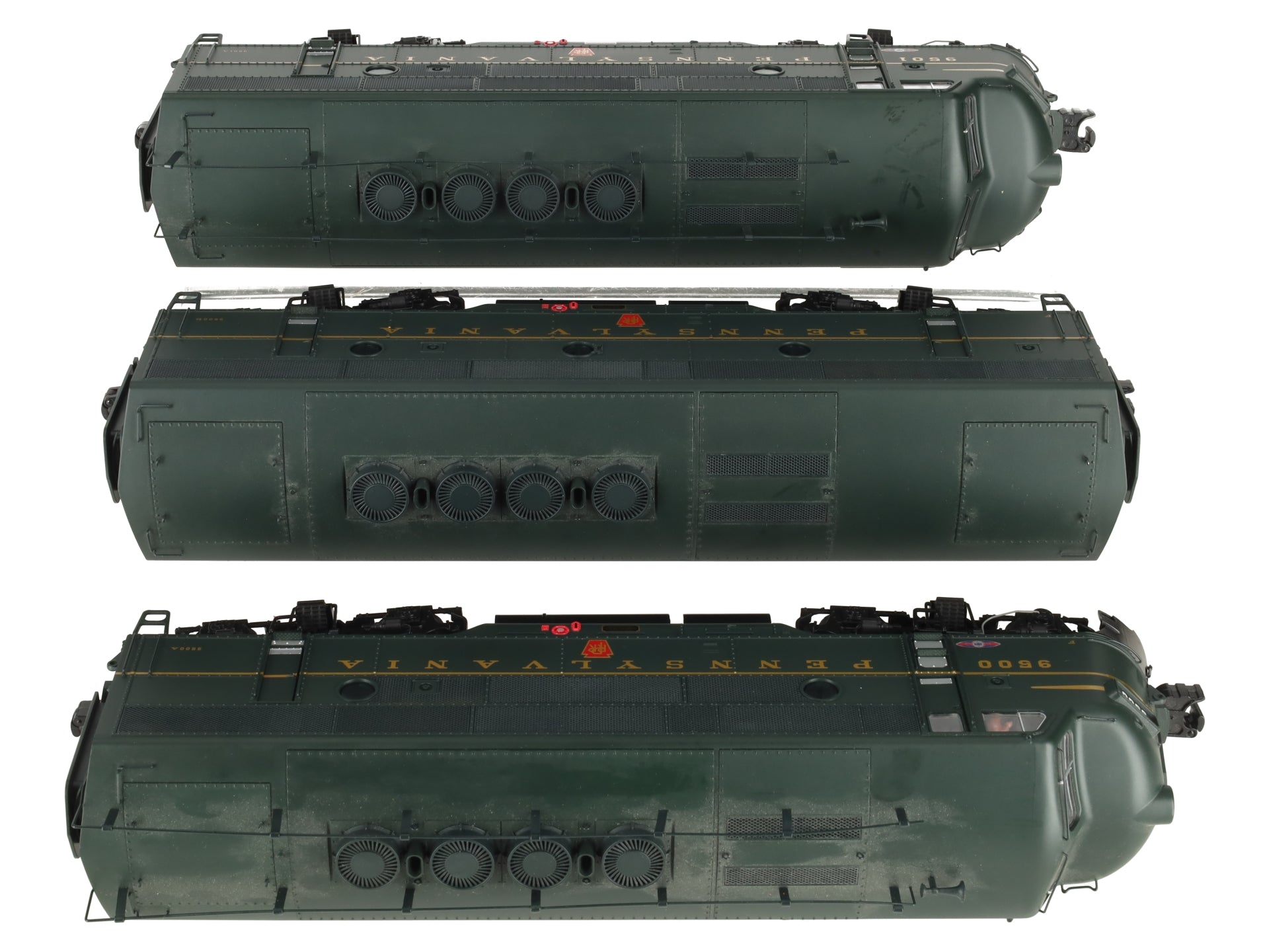 Lionel 6-14592 O Gauge Pennsylvania F3 ABA Diesel Locomotive Set w/TMCC EX/Box