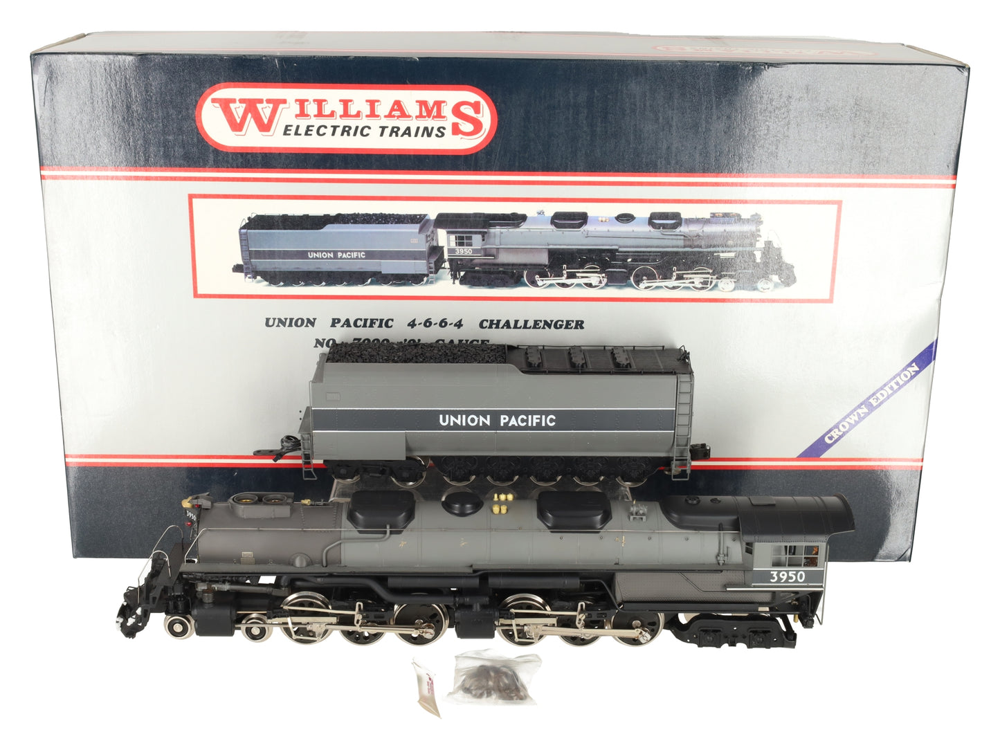 Williams 7000 O BRASS Union Pacific 4-6-6-4 Challenger Steam Loco & Tender #3950 LN/Box