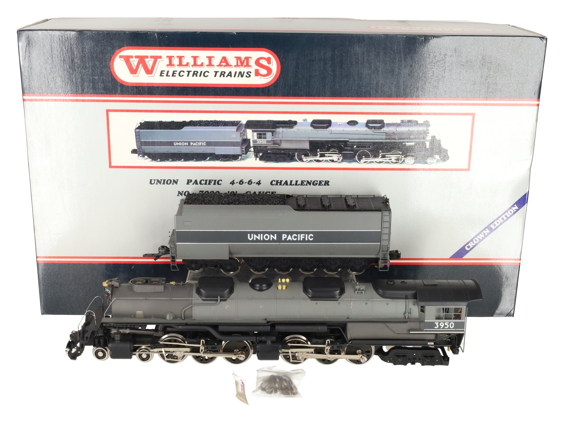 Williams 7000 O BRASS Union Pacific 4-6-6-4 Challenger Steam Loco & Tender #3950 LN/Box