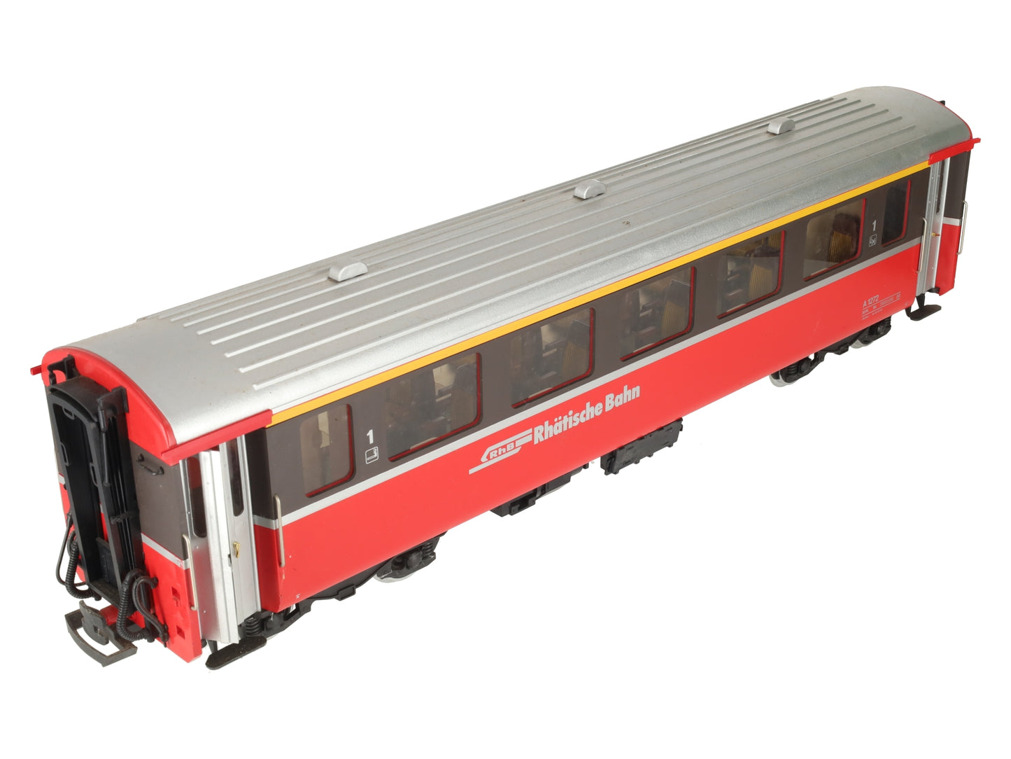 LGB 3067 G Scale Swiss 1st Class Rhatische Bahn Passenger Car (Metal Wheels) EX/Box