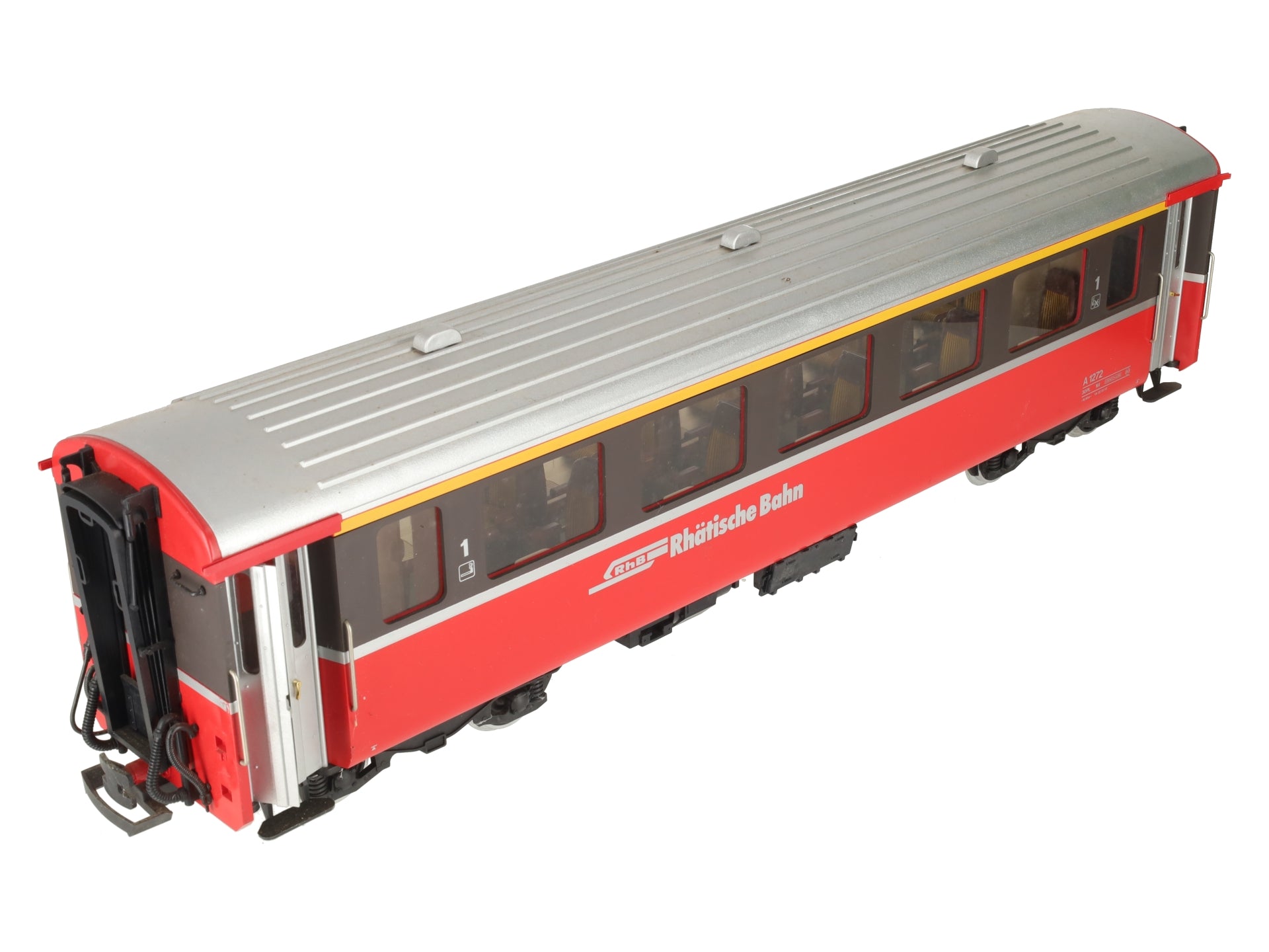 LGB 3067 G Scale Swiss 1st Class Rhatische Bahn Passenger Car (Metal Wheels) EX/Box