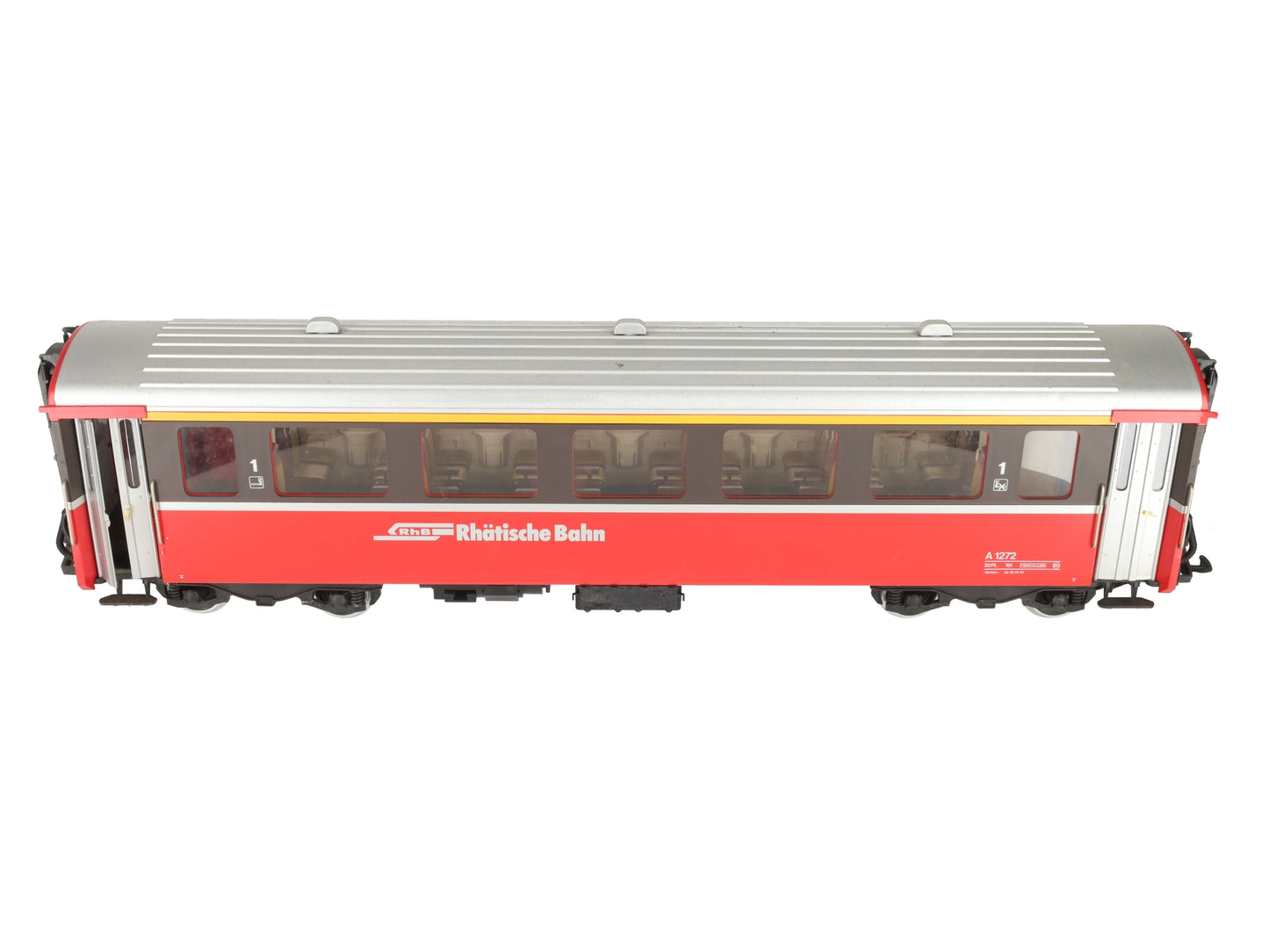 LGB 3067 G Scale Swiss 1st Class Rhatische Bahn Passenger Car (Metal Wheels) EX/Box