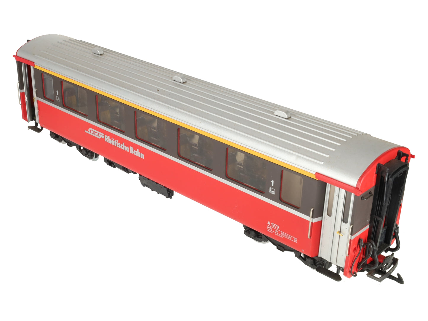 LGB 3067 G Scale Swiss 1st Class Rhatische Bahn Passenger Car (Metal Wheels) EX/Box
