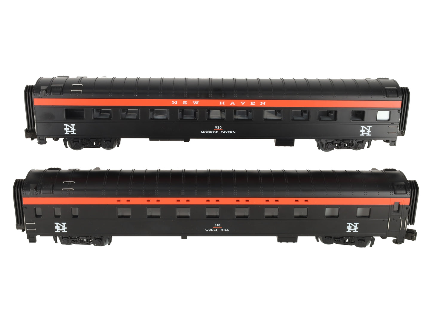 MTH 20-6662 O NH 70' Streamlined Sleeper/Diner Passenger Car Set (Set of 2) EX/Box