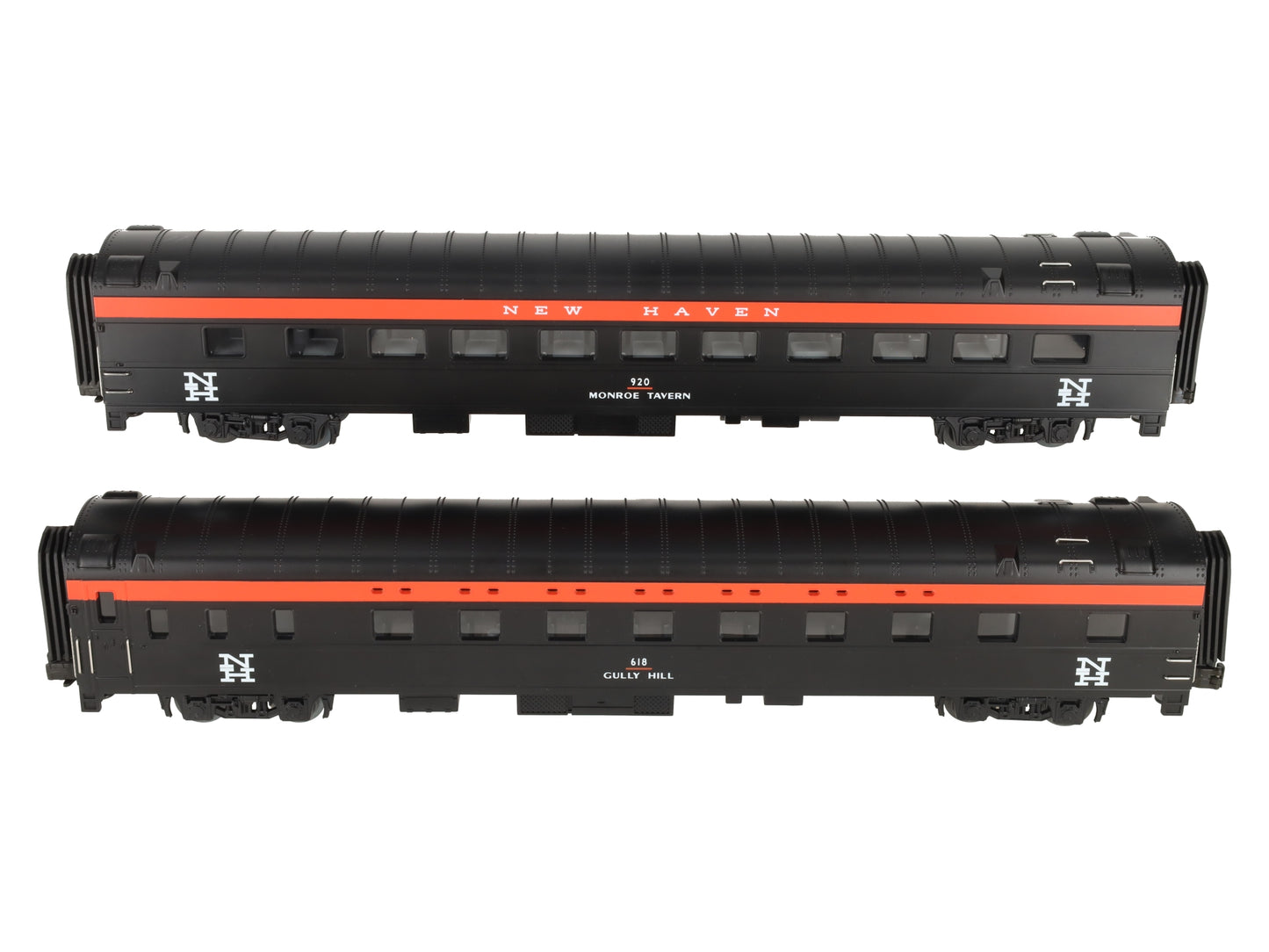 MTH 20-6662 O NH 70' Streamlined Sleeper/Diner Passenger Car Set (Set of 2) EX/Box