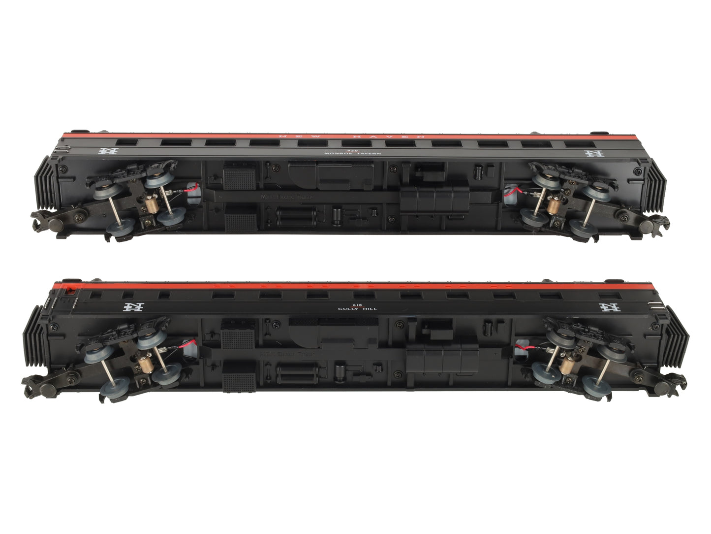 MTH 20-6662 O NH 70' Streamlined Sleeper/Diner Passenger Car Set (Set of 2) EX/Box