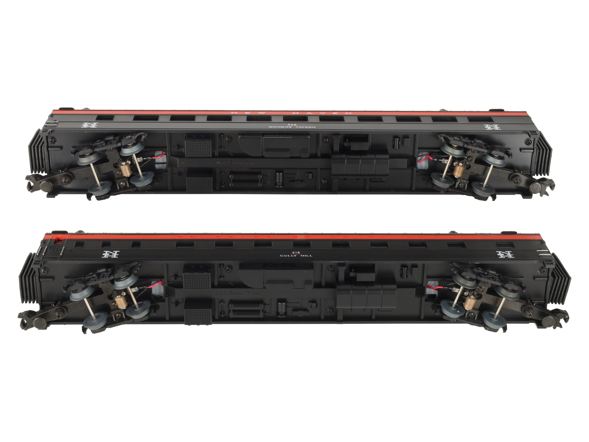 MTH 20-6662 O NH 70' Streamlined Sleeper/Diner Passenger Car Set (Set of 2) EX/Box