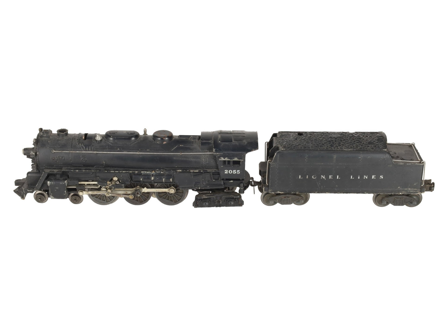 Lionel 2055 Vintage O 4-6-4 Hudson Steam Locomotive with 6020W Tender VG