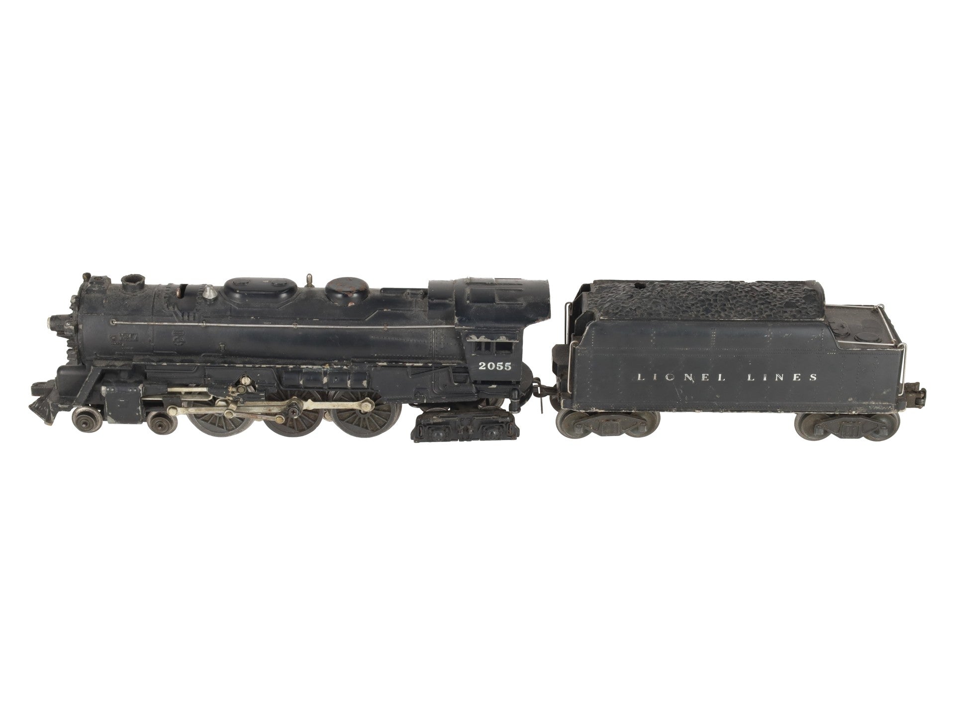 Lionel 2055 Vintage O 4-6-4 Hudson Steam Locomotive with 6020W Tender VG