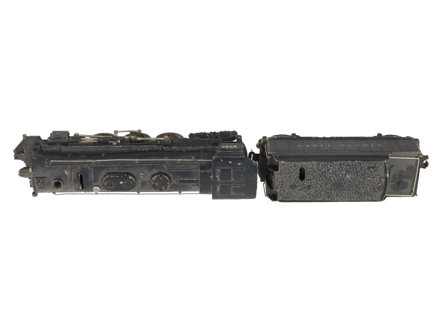 Lionel 2055 Vintage O 4-6-4 Hudson Steam Locomotive with 6020W Tender VG