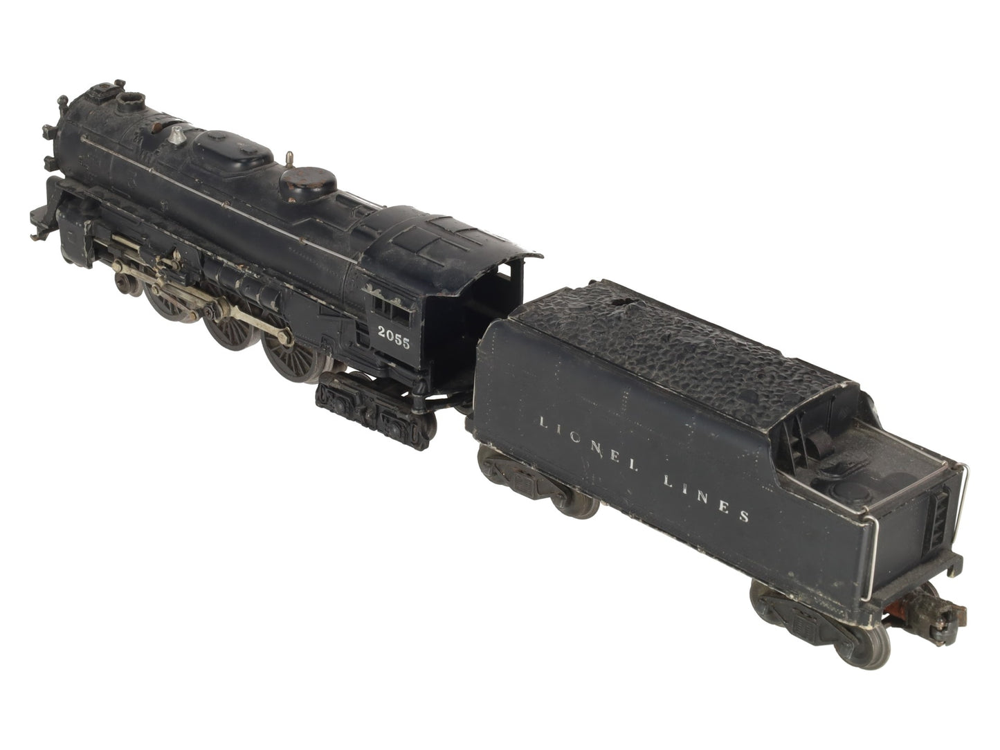 Lionel 2055 Vintage O 4-6-4 Hudson Steam Locomotive with 6020W Tender VG