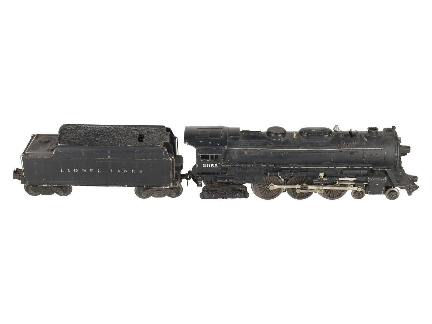 Lionel 2055 Vintage O 4-6-4 Hudson Steam Locomotive with 6020W Tender VG