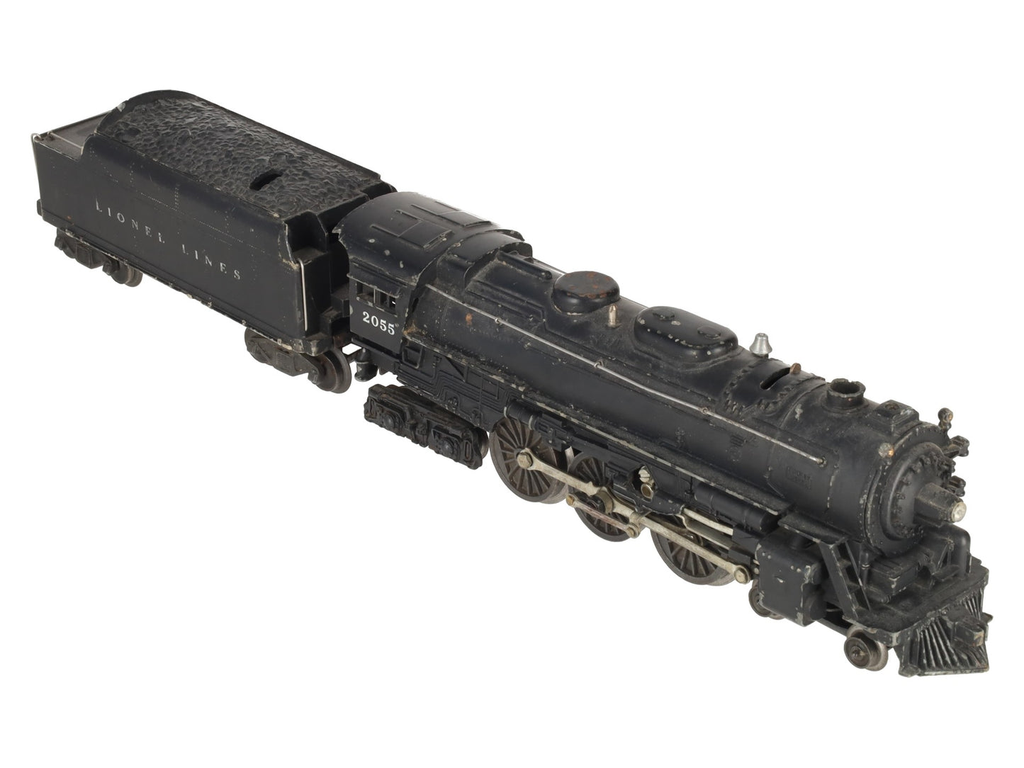Lionel 2055 Vintage O 4-6-4 Hudson Steam Locomotive with 6020W Tender VG