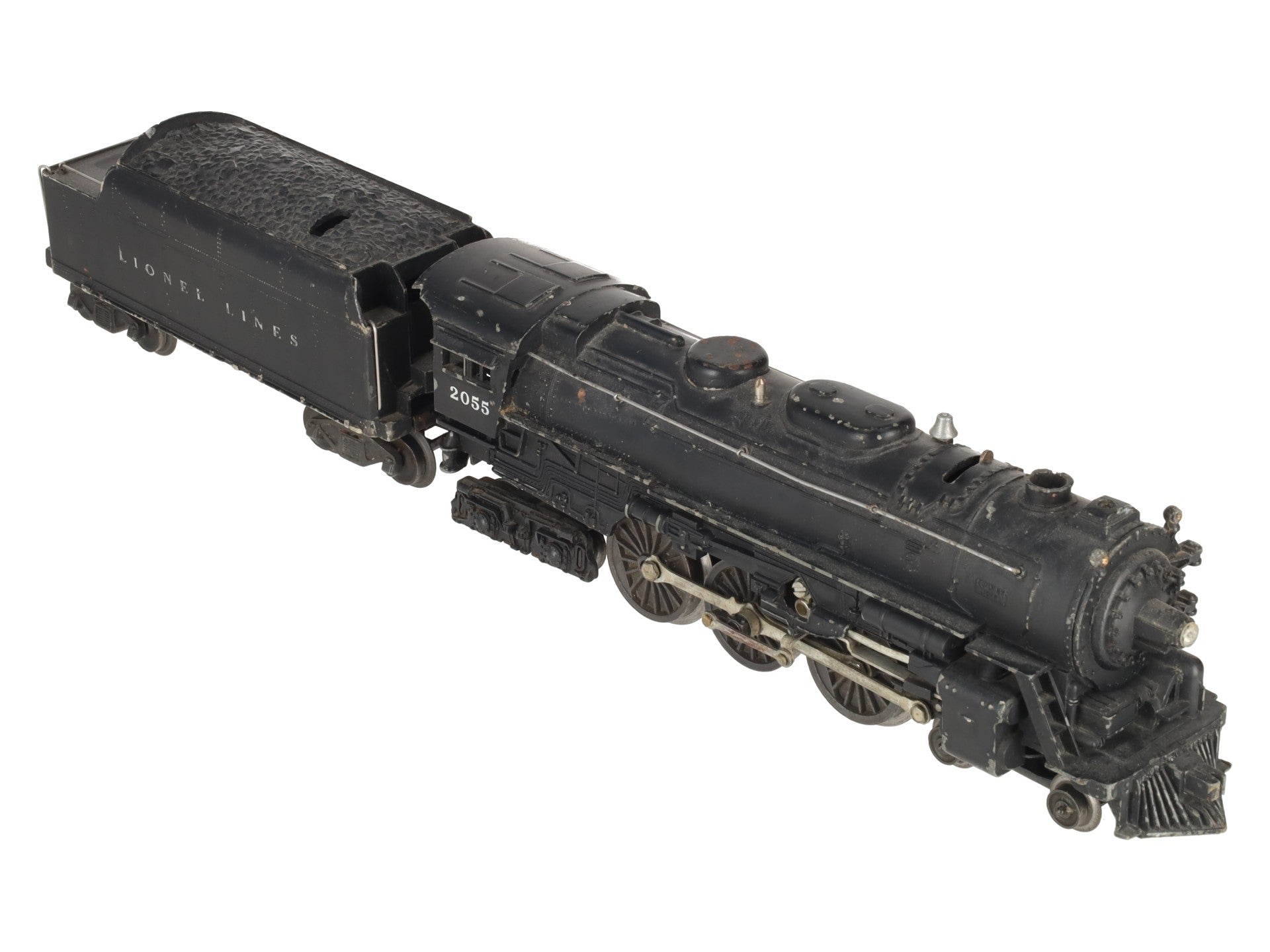 Lionel 2055 Vintage O 4-6-4 Hudson Steam Locomotive with 6020W Tender VG
