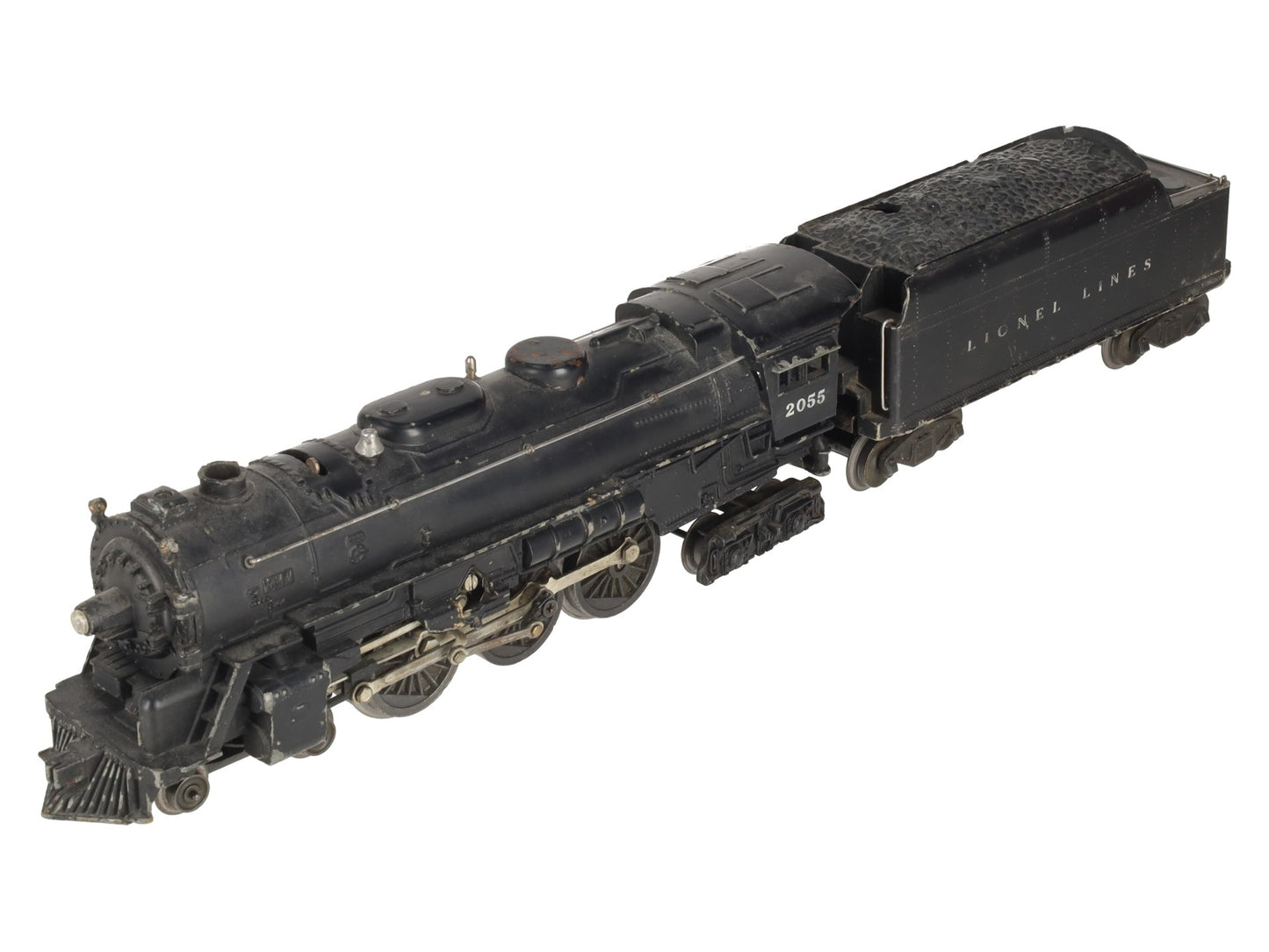 Lionel 2055 Vintage O 4-6-4 Hudson Steam Locomotive with 6020W Tender VG
