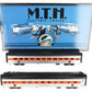 MTH 20-80005B O NH 70' Streamlined Sleeper/Diner Passenger Car Set (Set of 2) EX/Box