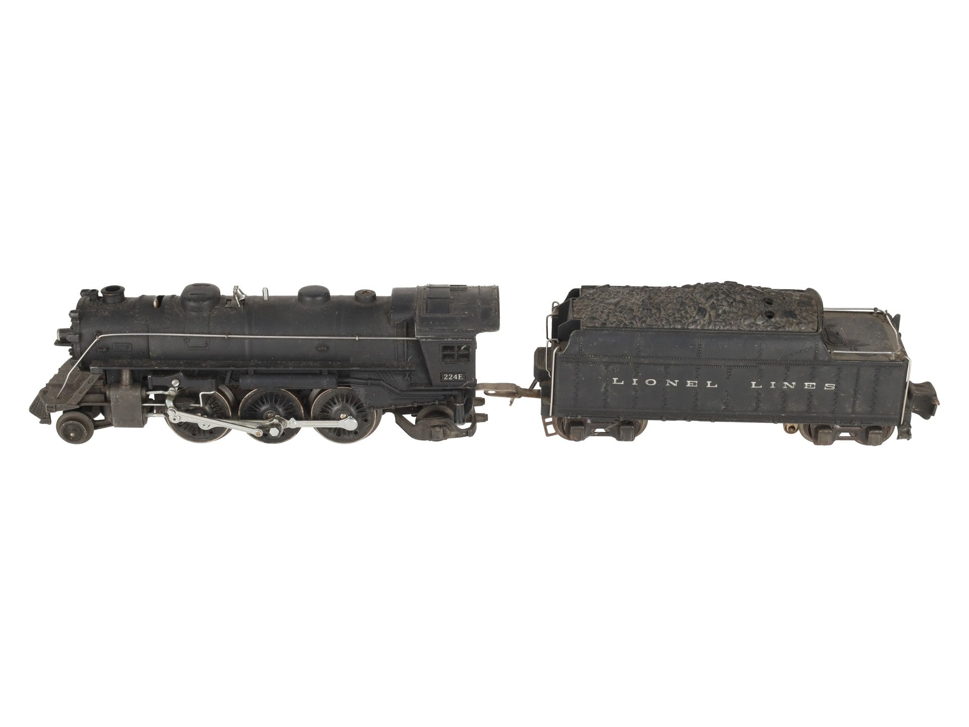 Lionel 224E Vintage O Diecast 2-6-2 Steam Locomotive & Tender 2224W VG