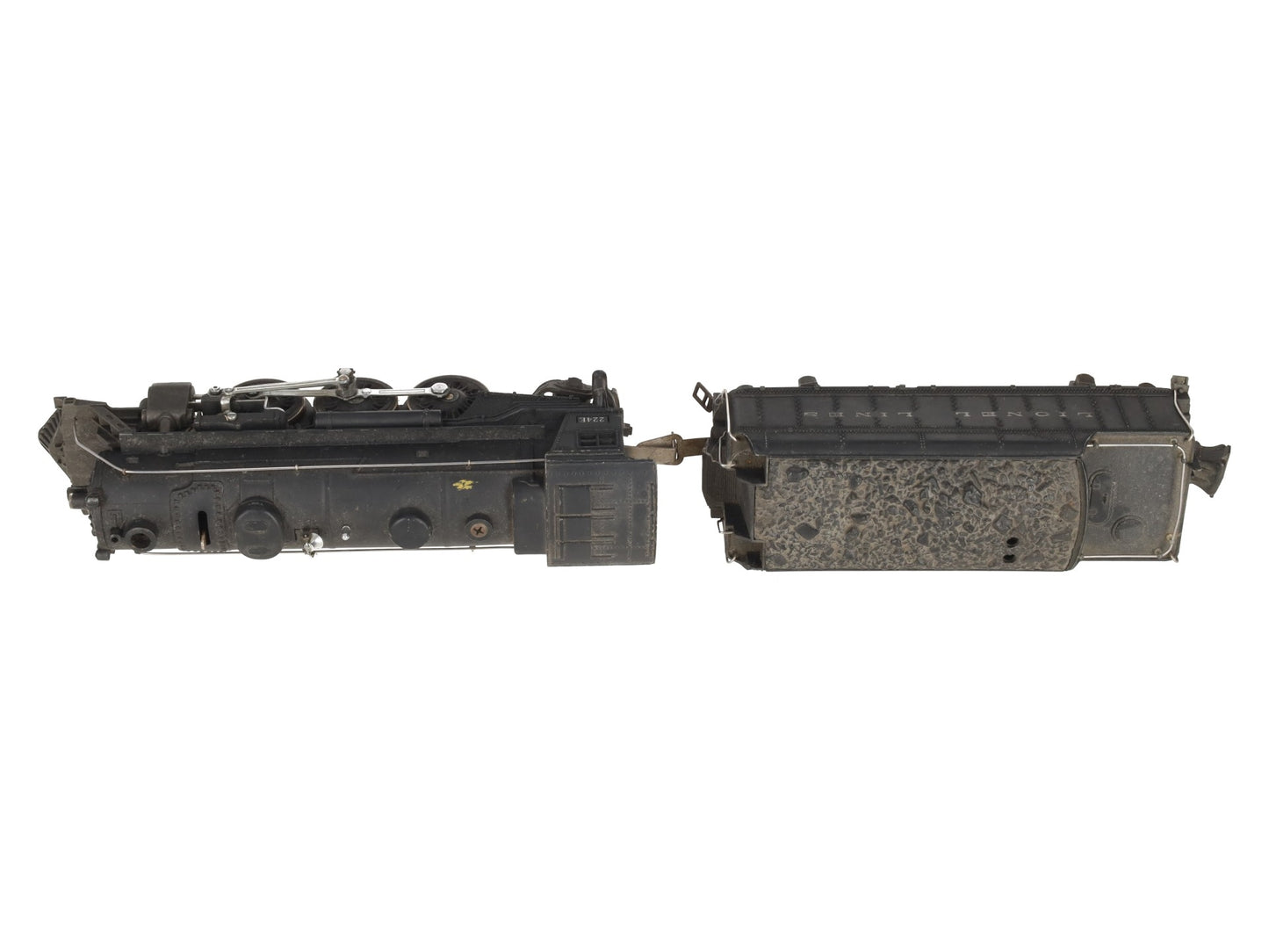 Lionel 224E Vintage O Diecast 2-6-2 Steam Locomotive & Tender 2224W VG