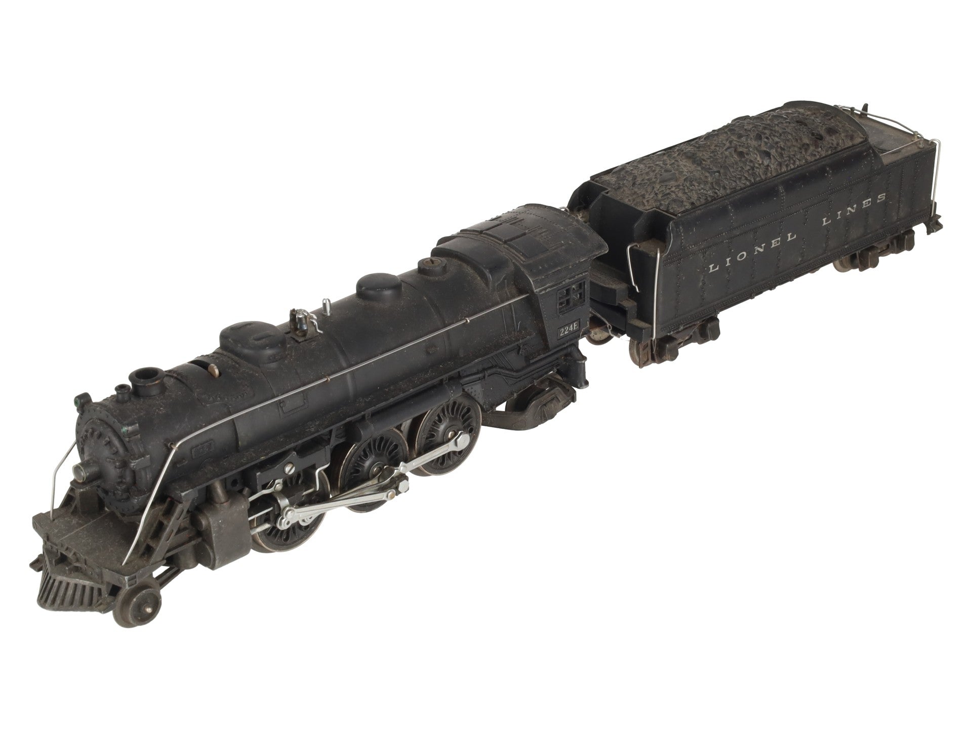 Lionel 224E Vintage O Diecast 2-6-2 Steam Locomotive & Tender 2224W VG