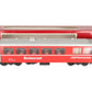 LGB 3068 G Scale RhB Red Restaurant / Diner Car #3815 (Metal Wheels) EX/Box