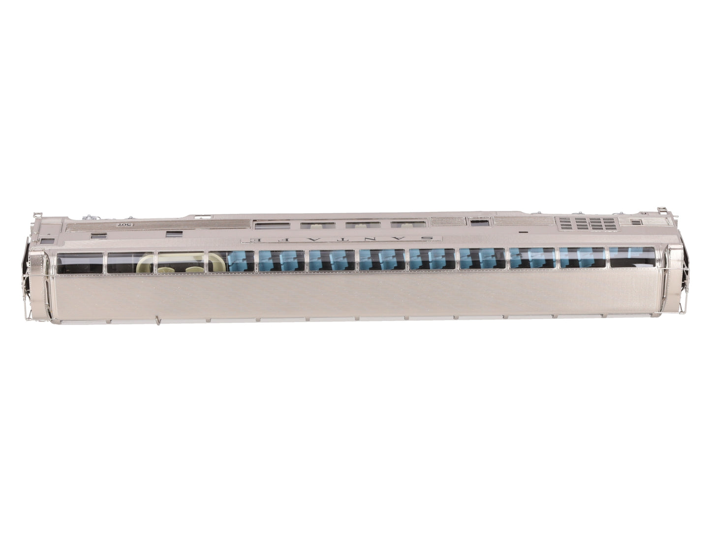 Precision Scale Co./Iron Horse 17434-1 HO BRASS ATSF Dome Lounge Car #507- F/P EX/Box