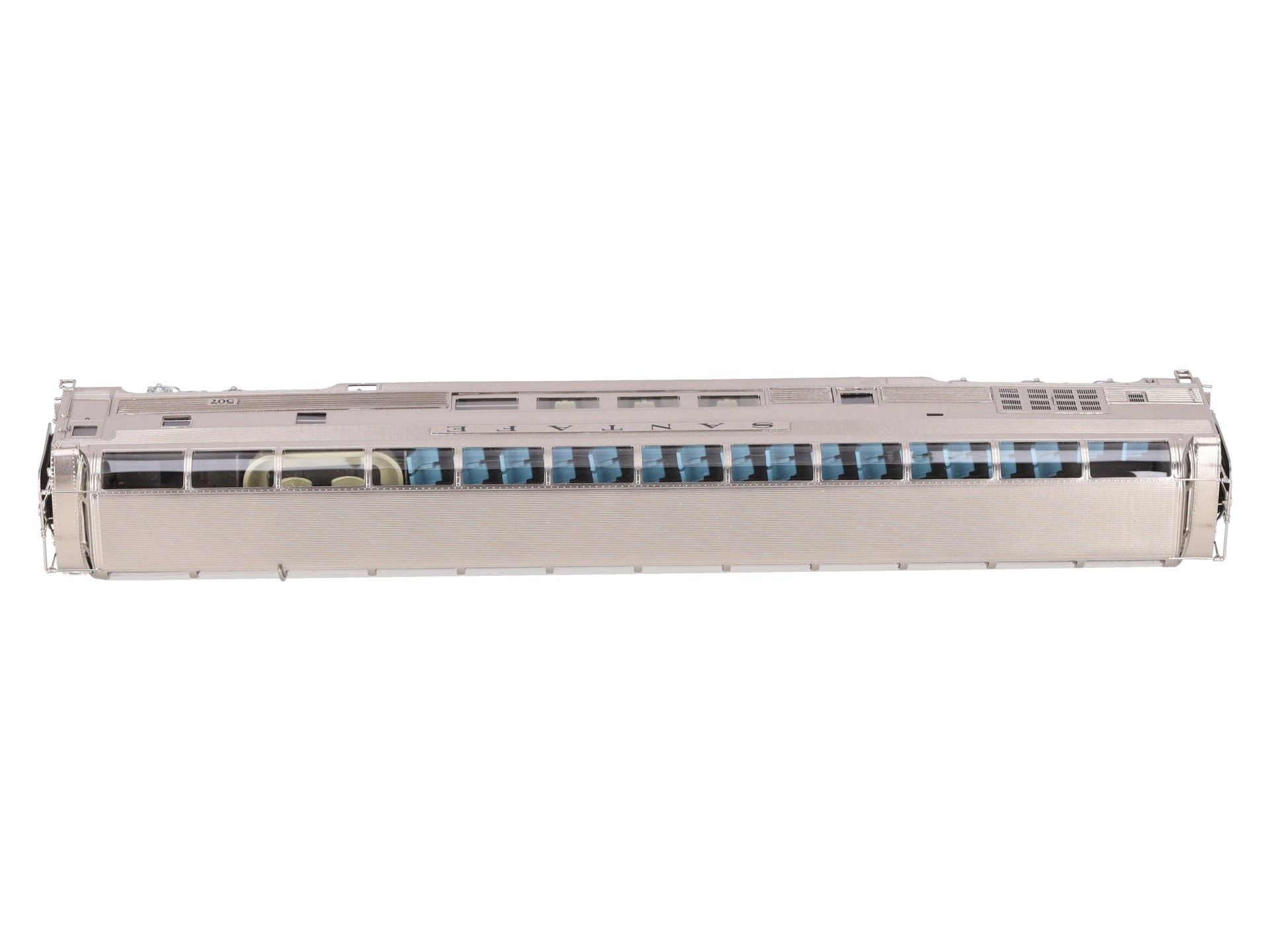 Precision Scale Co./Iron Horse 17434-1 HO BRASS ATSF Dome Lounge Car #507- F/P EX/Box