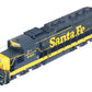 Overland 4500-4579 HO Scale BRASS AT&SF SD24 Diesel Locomotive #948- Painted/Box