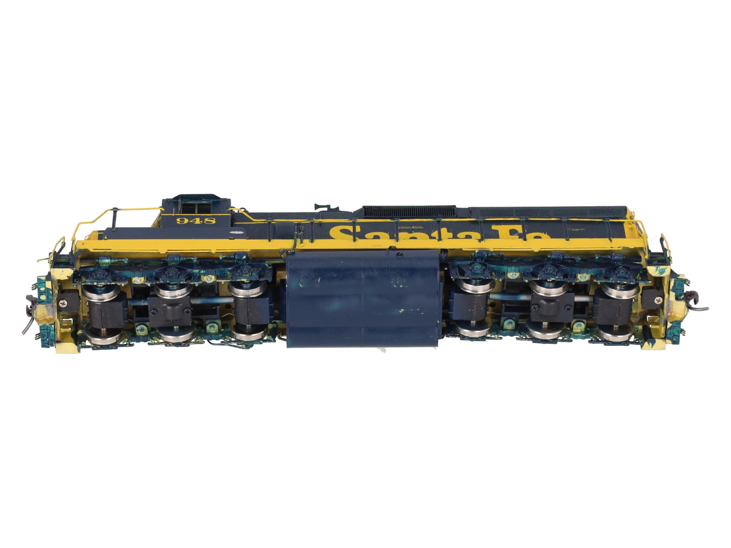 Overland 4500-4579 HO Scale BRASS AT&SF SD24 Diesel Locomotive #948- Painted/Box