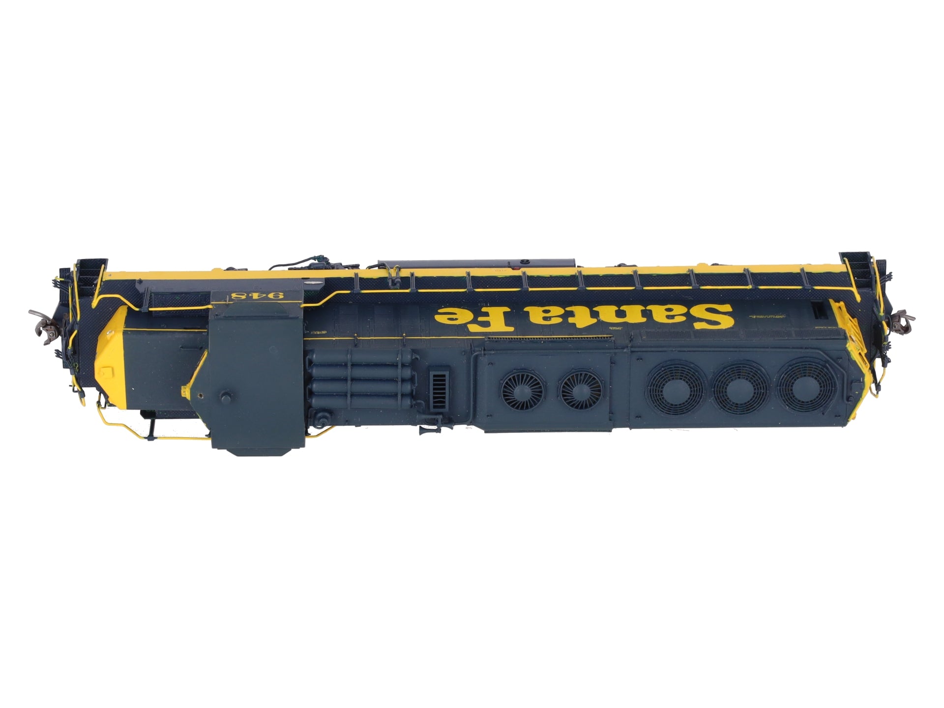 Overland 4500-4579 HO Scale BRASS AT&SF SD24 Diesel Locomotive #948- Painted/Box