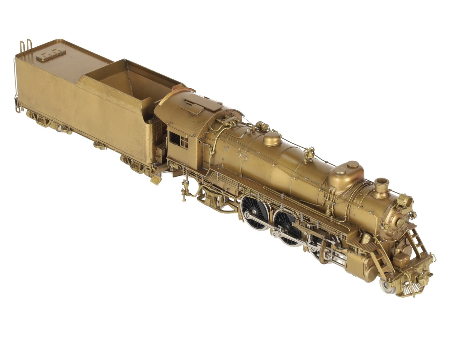 Overland HO BRASS Baltimore & Ohio P-1d 4-6-2 Steam Locomotive & Tender EX/Box