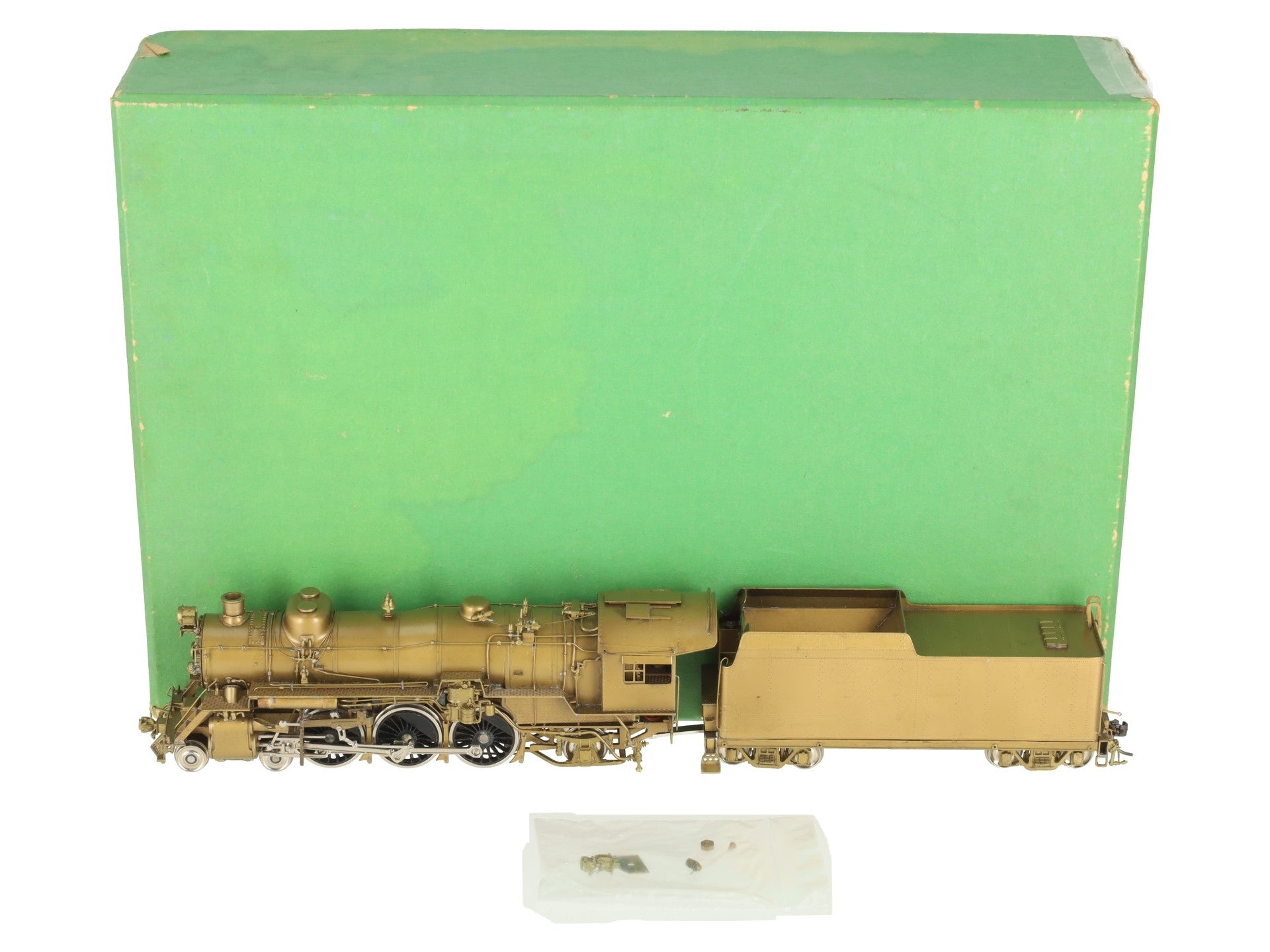 Overland HO BRASS Baltimore & Ohio P-1d 4-6-2 Steam Locomotive & Tender EX/Box