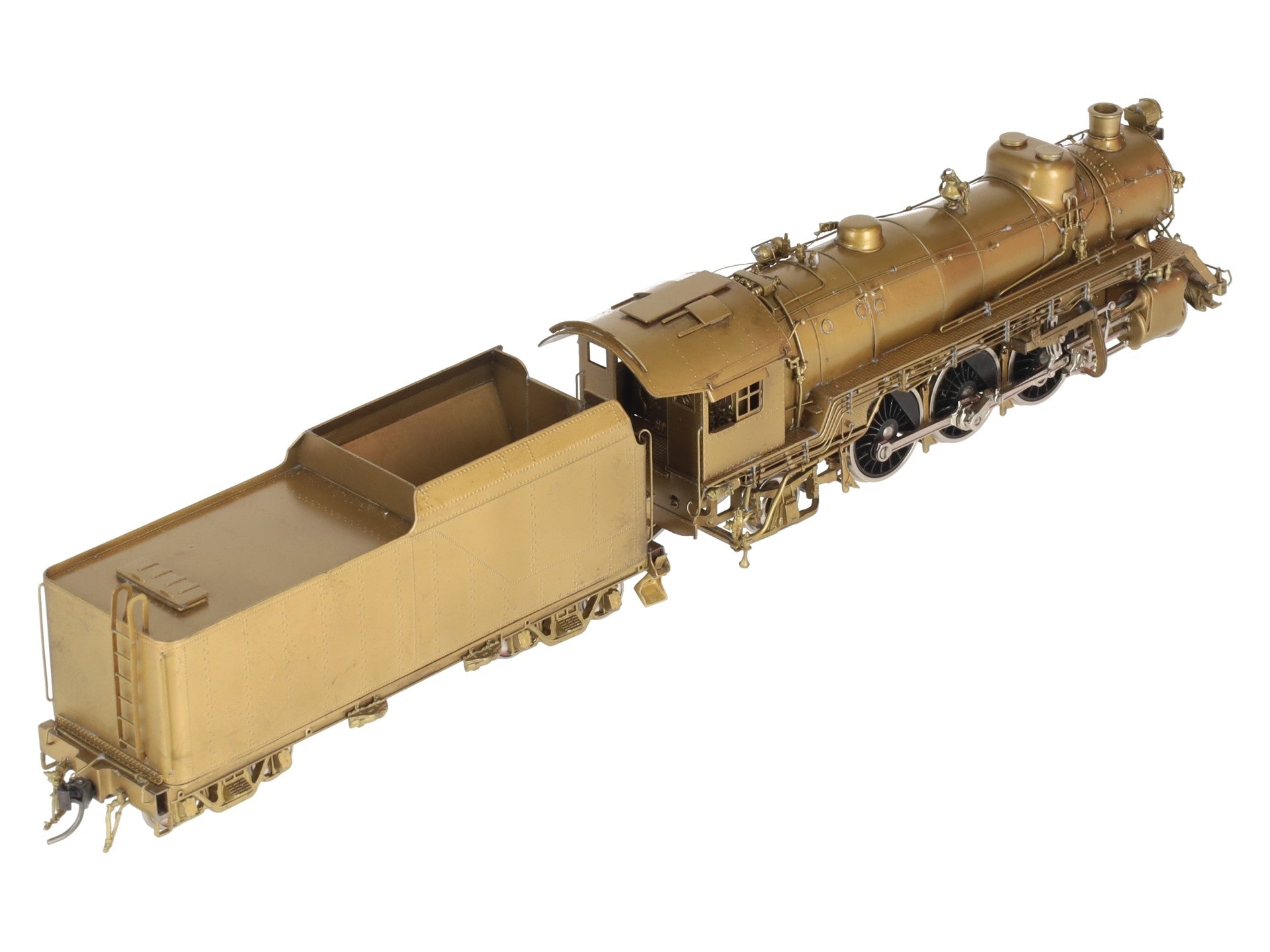 Overland HO BRASS Baltimore & Ohio P-1d 4-6-2 Steam Locomotive & Tender EX/Box